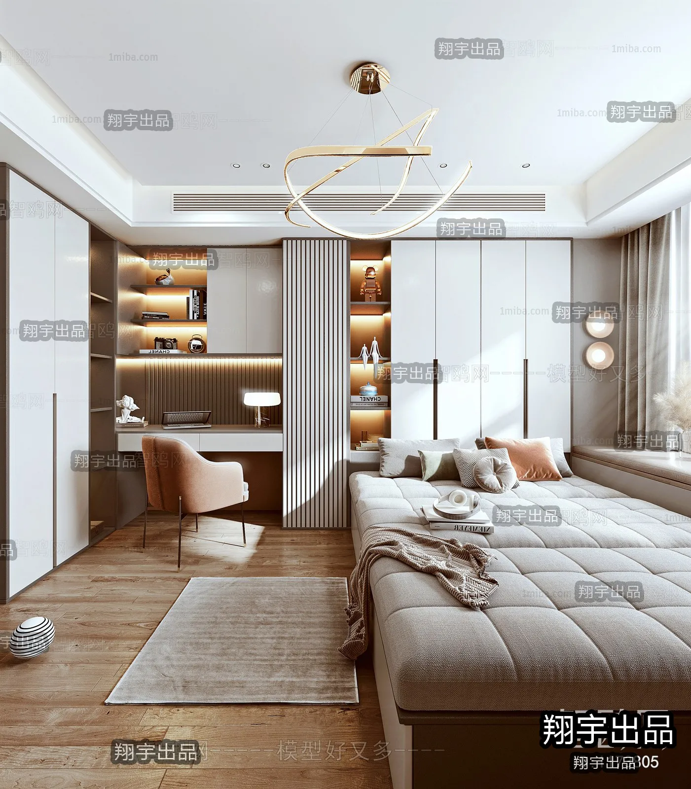 Children Room 3D Interior Scene - 3D Models - 059