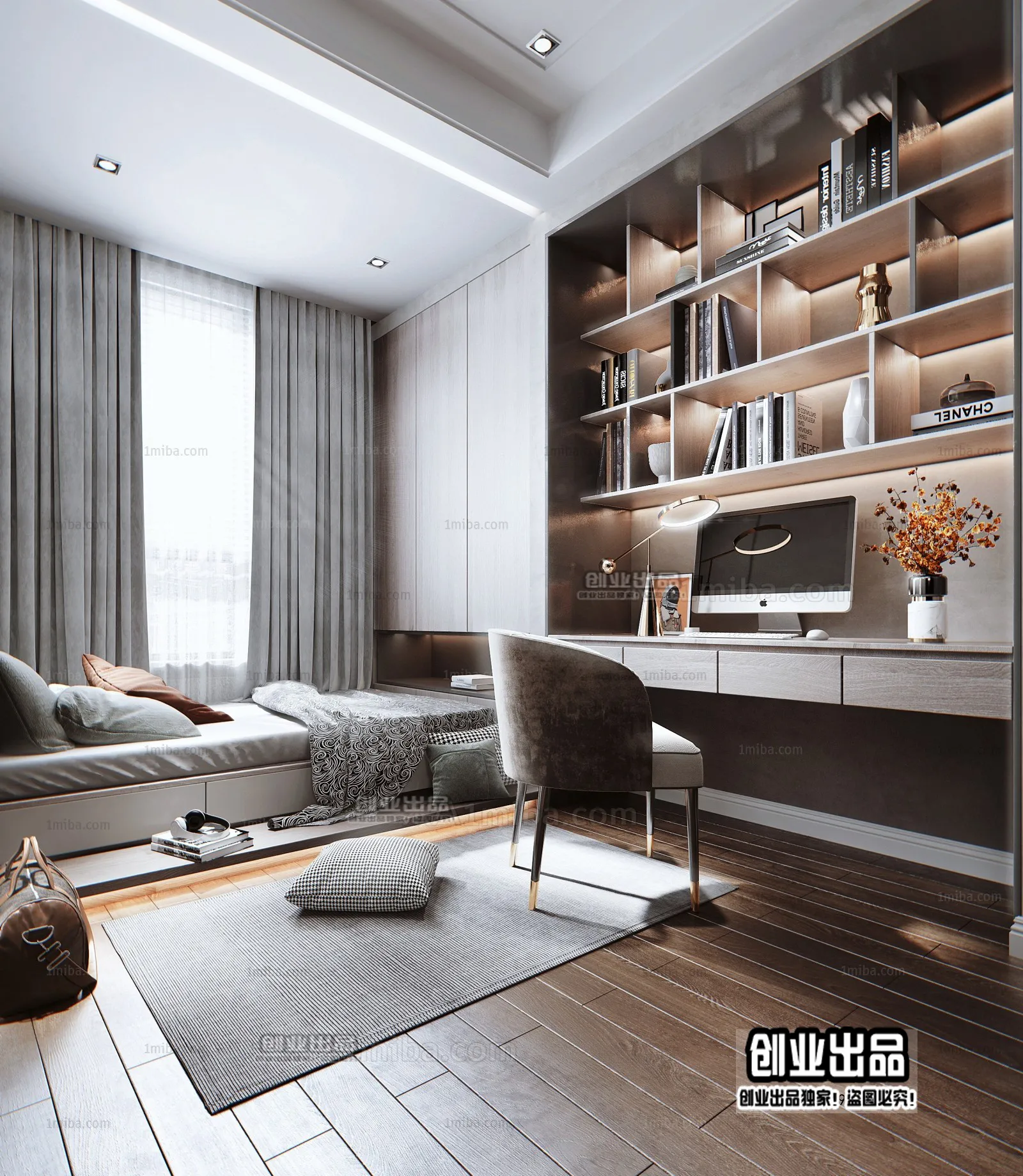 Children Room 3D Interior Scene - 3D Models - 100