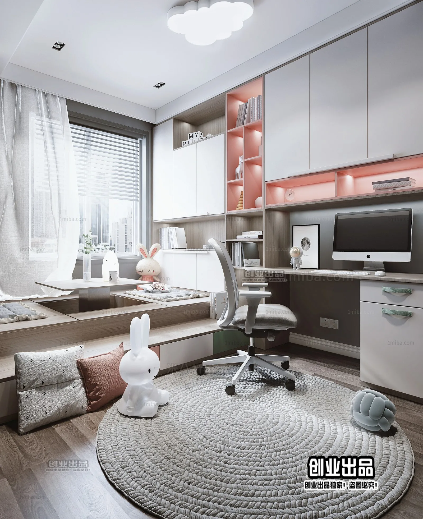 Children Room 3D Interior Scene - 3D Models - 105