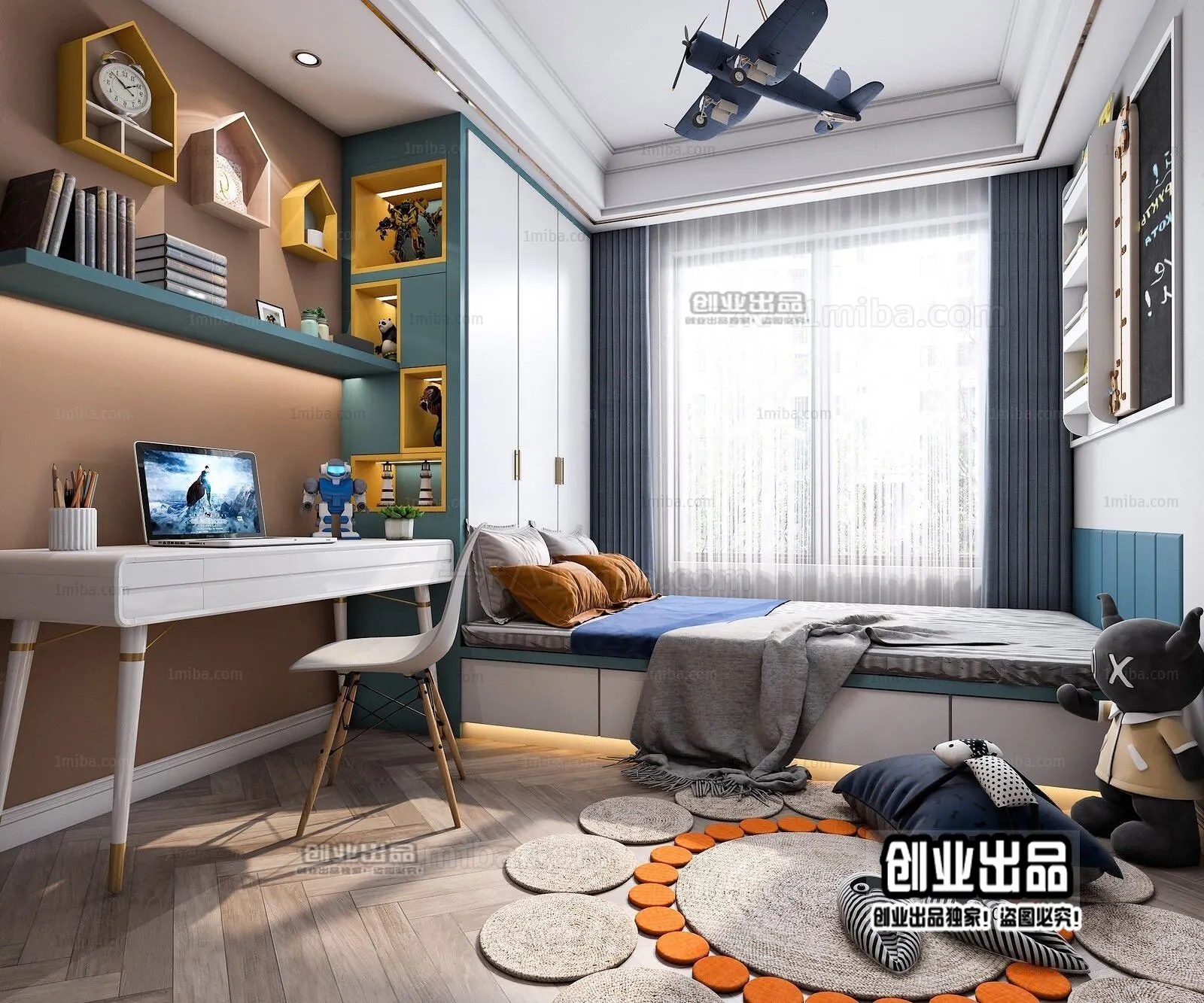 Children Room 3D Interior Scene - 3D Models - 108