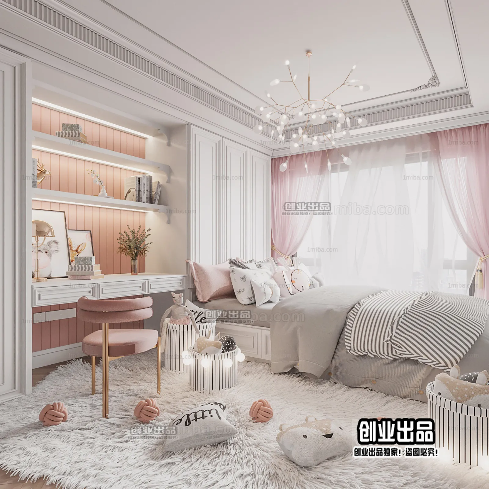 Children Room 3D Interior Scene - 3D Models - 109