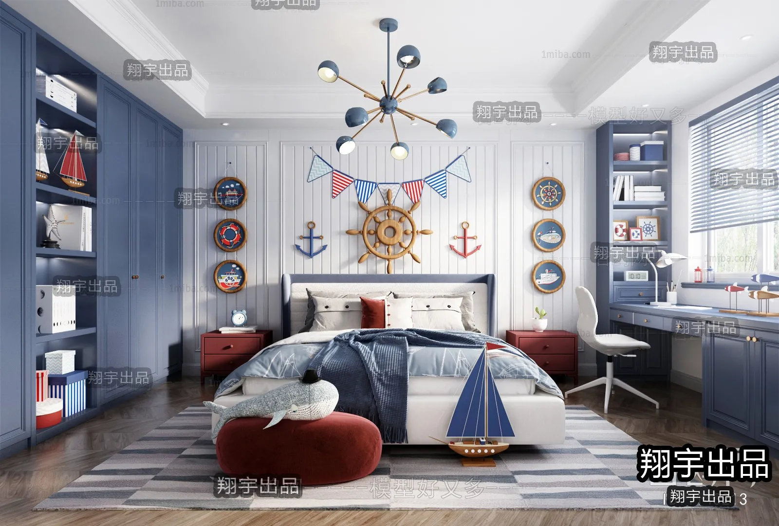 Children Room 3D Interior Scene - 3D Models - 113