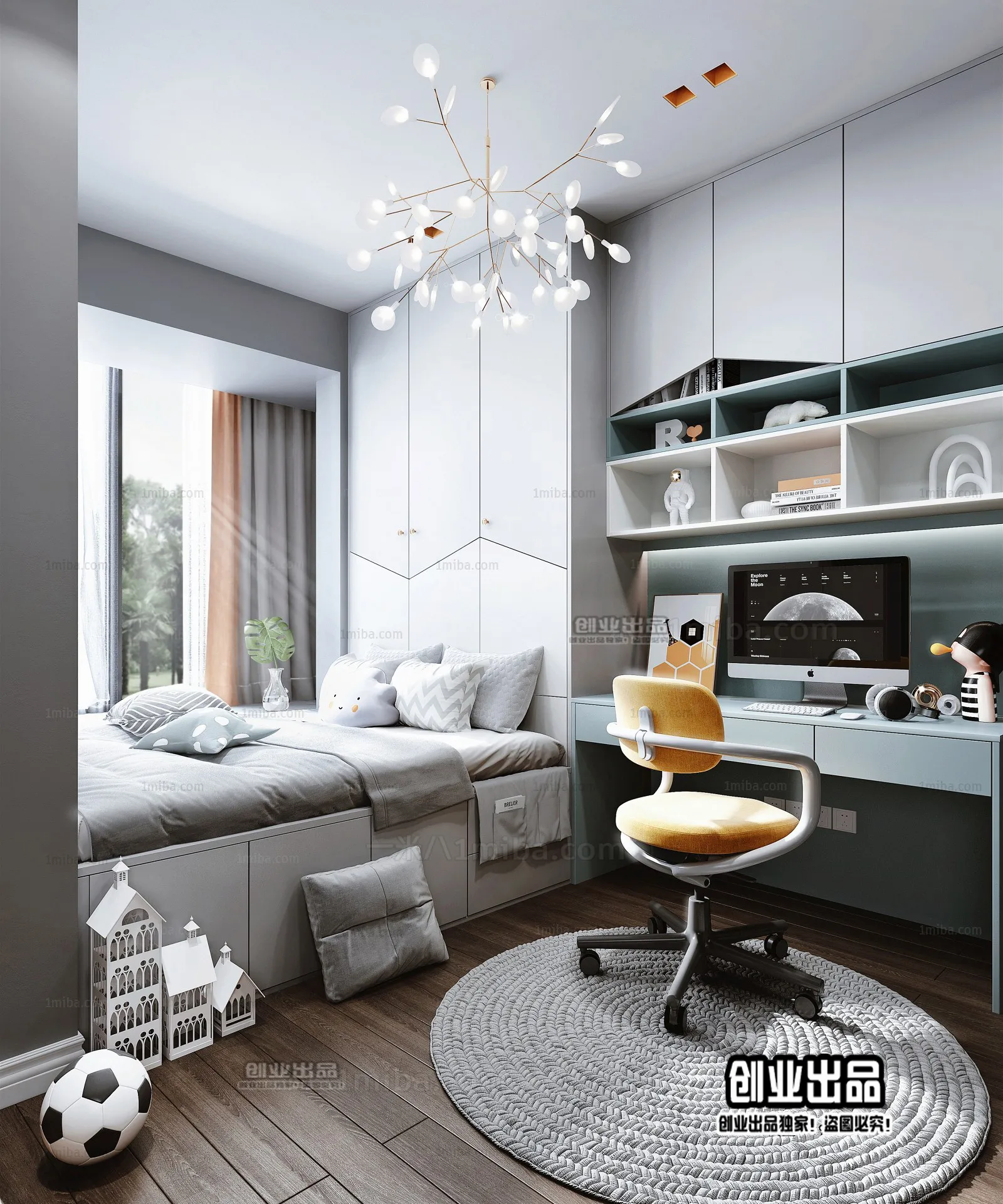Children Room 3D Interior Scene - 3D Models - 120