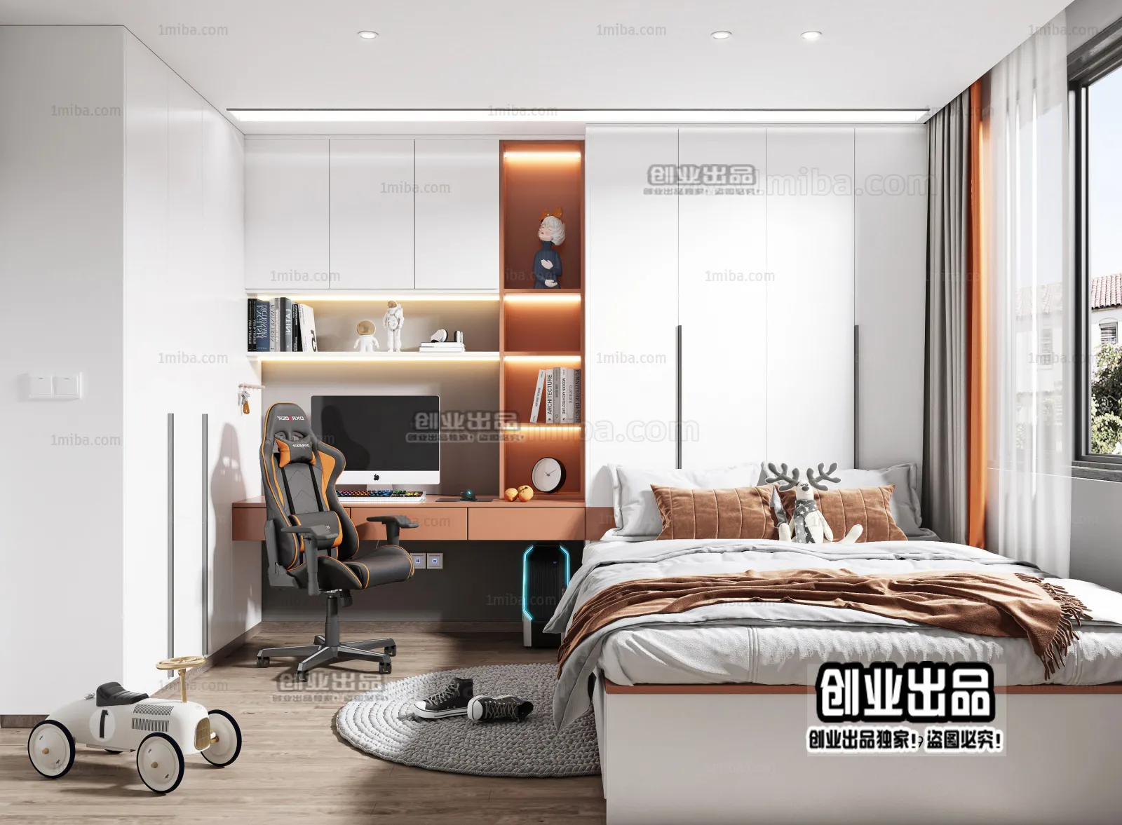 Children Room 3D Interior Scene - 3D Models - 137