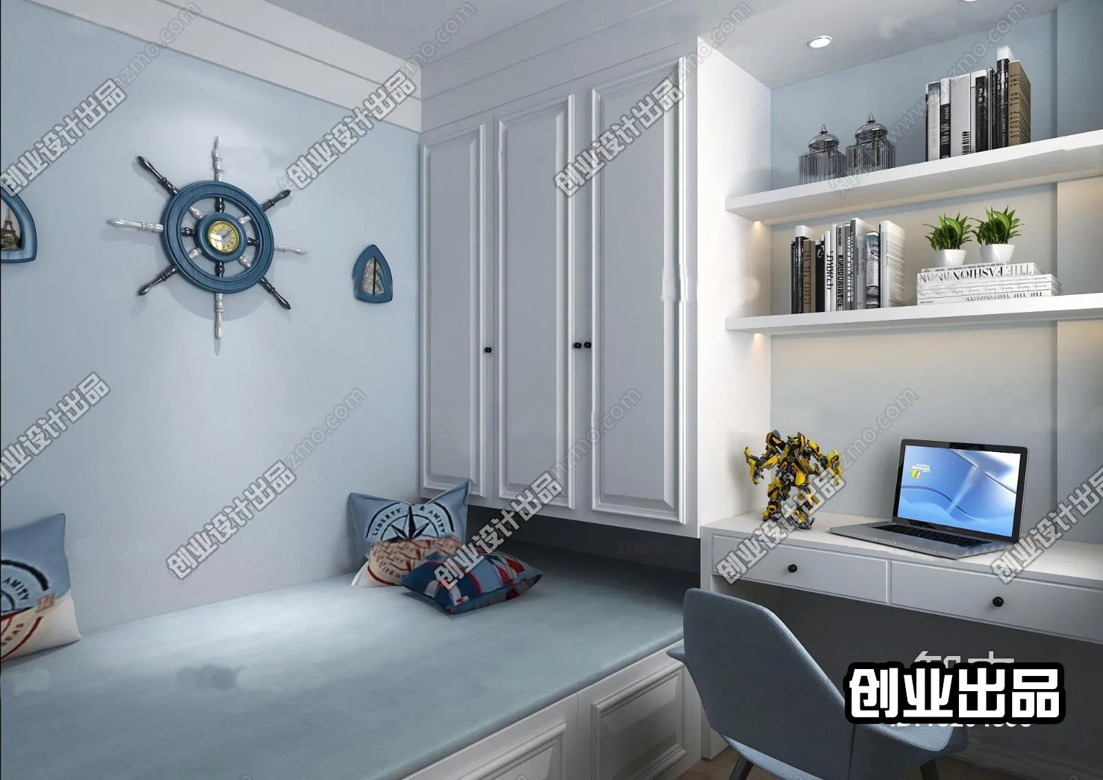 Children Room 3D Interior Scene - 3D Models - 145