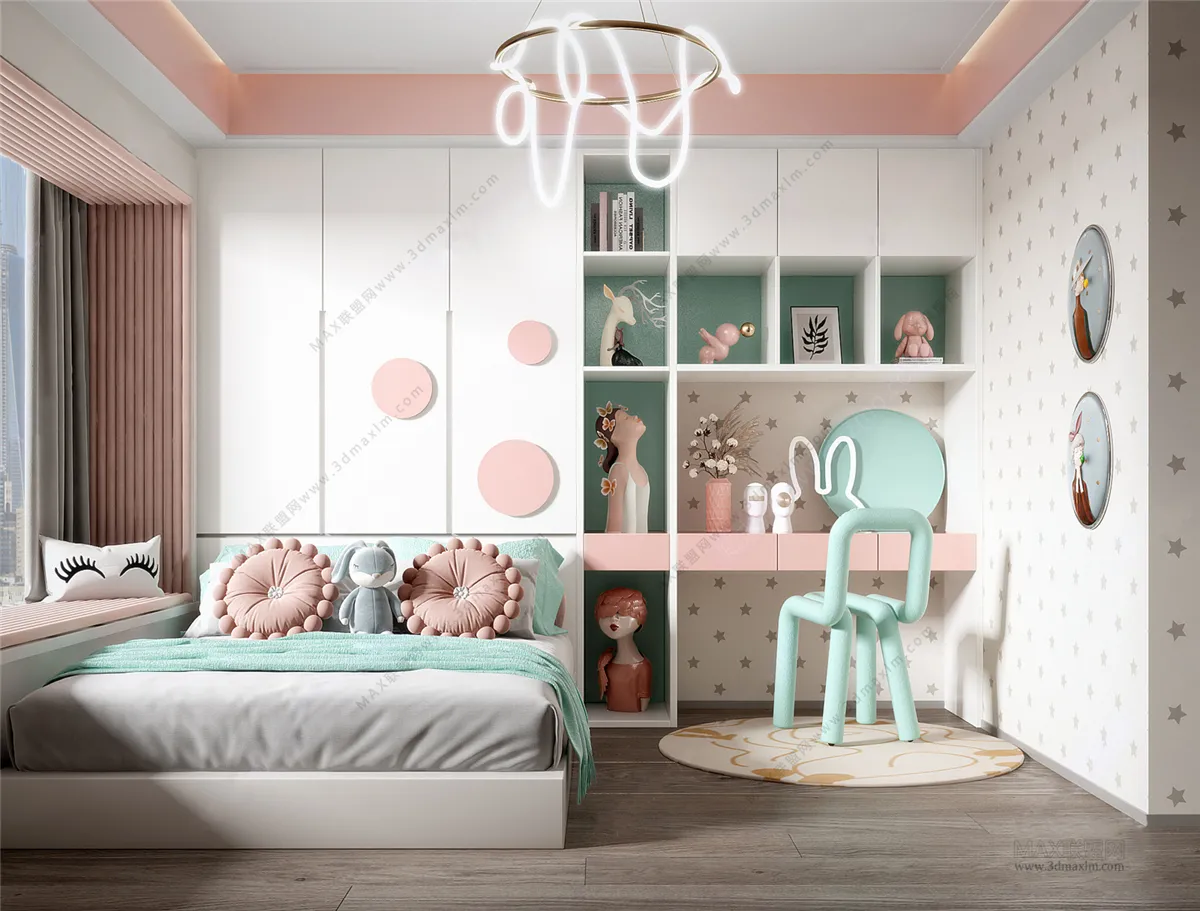 Children Room 3D Interior Scene - 3D Models - 152