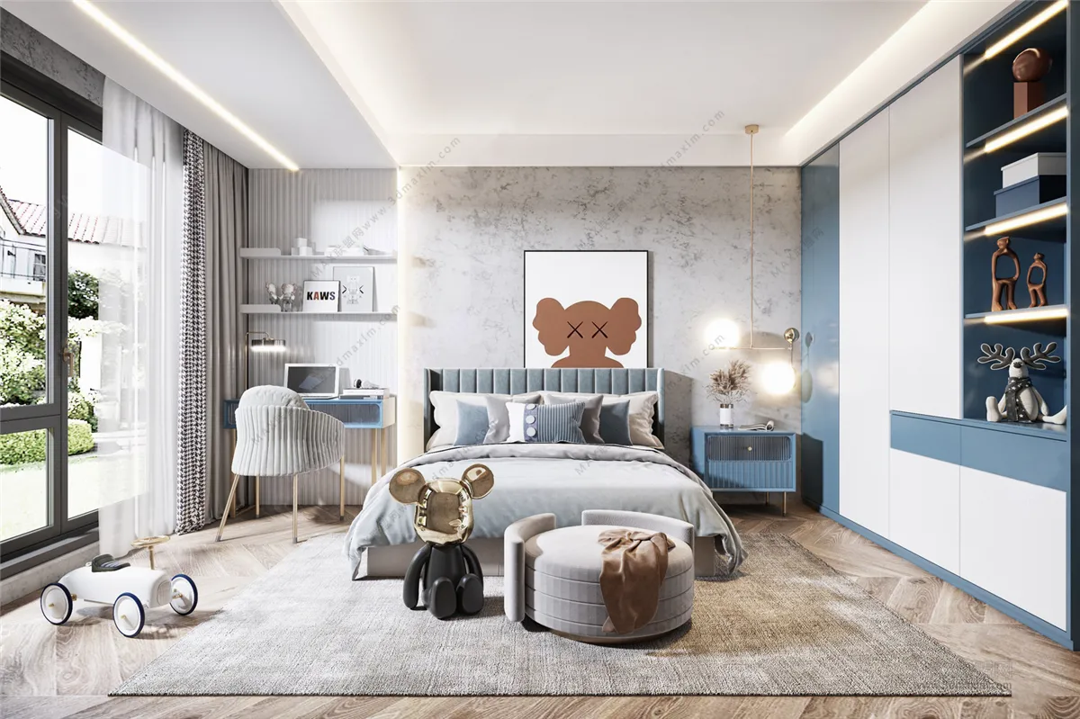 Children Room 3D Interior Scene - 3D Models - 153