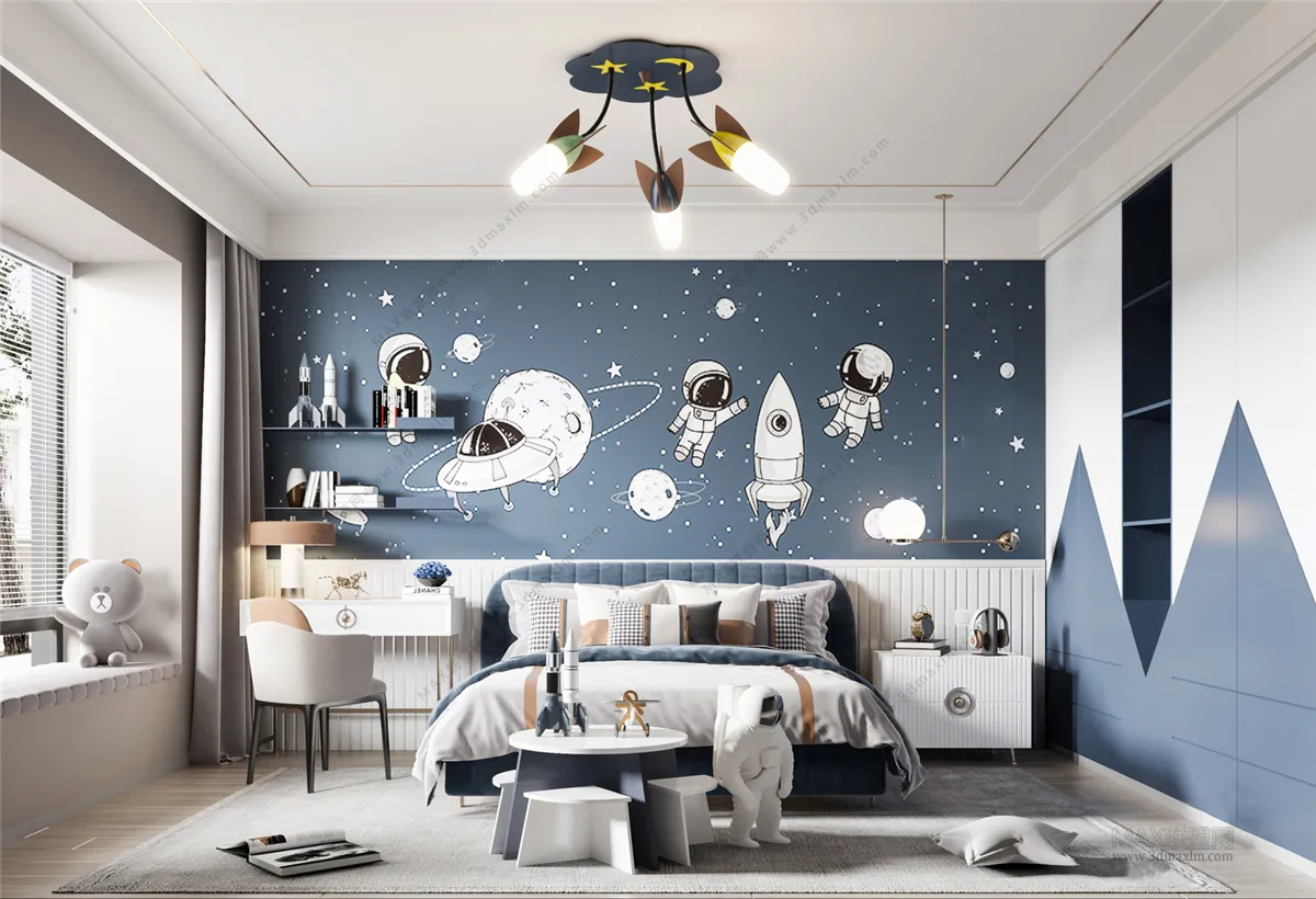 Children Room 3D Interior Scene - 3D Models - 154