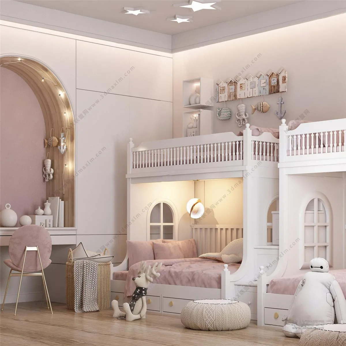 Children Room 3D Interior Scene - 3D Models - 158