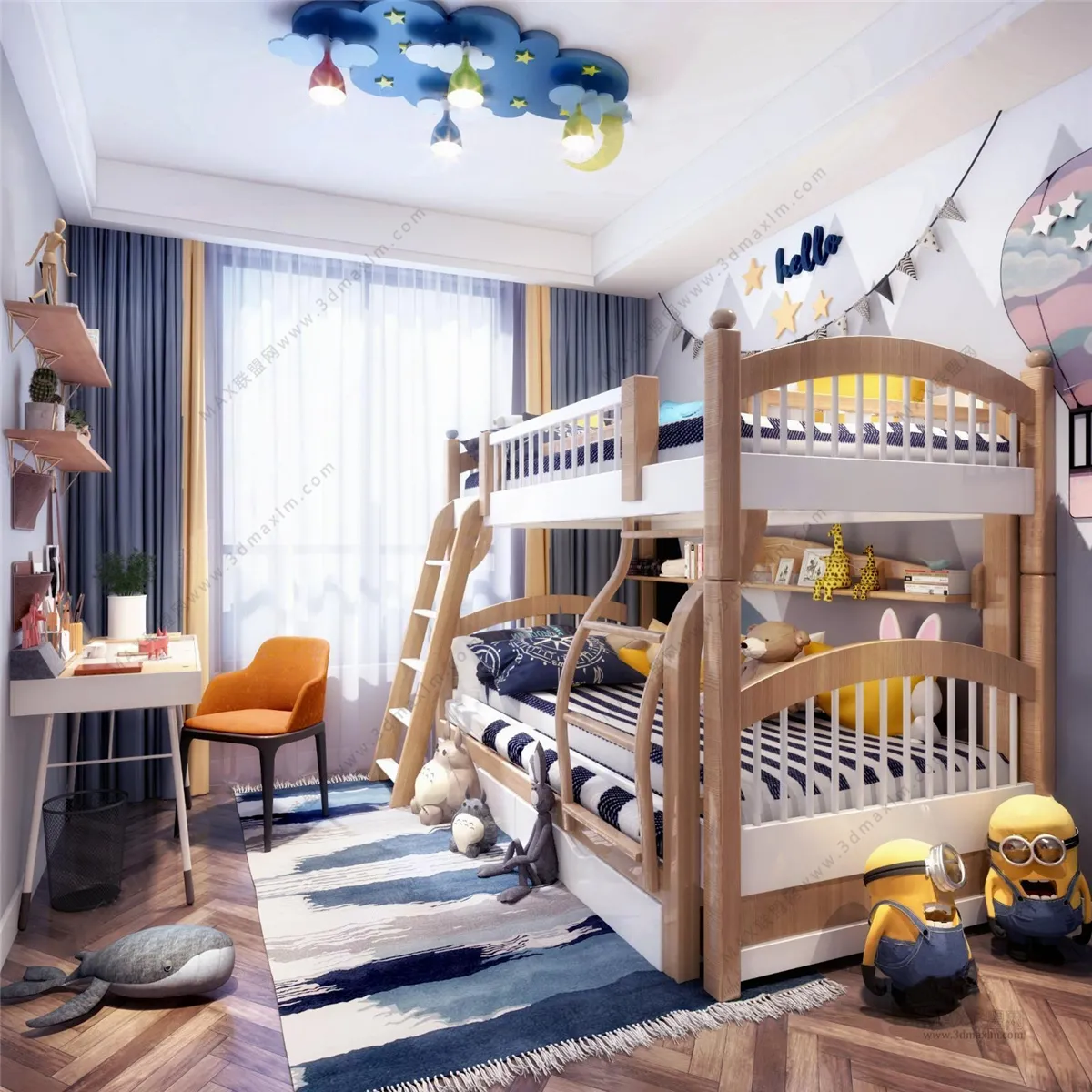 Children Room 3D Interior Scene - 3D Models - 159