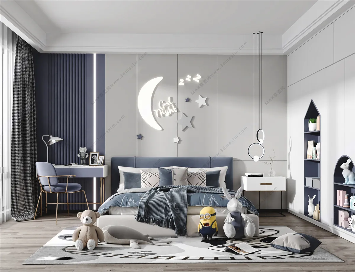Children Room 3D Interior Scene - 3D Models - 161