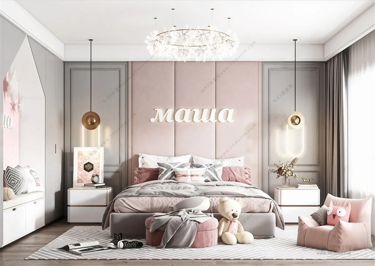 Children Room 3D Interior Scene - 3D Models - 164