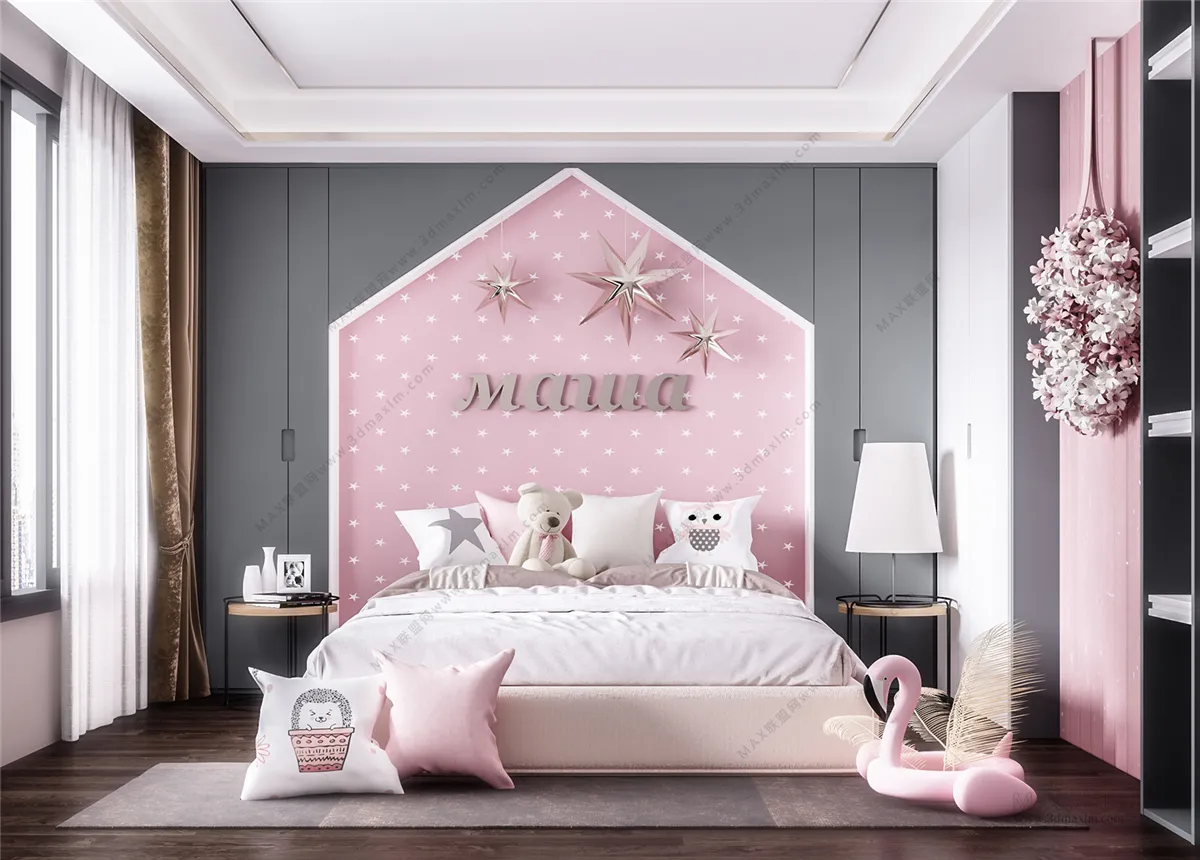 Children Room 3D Interior Scene - 3D Models - 165