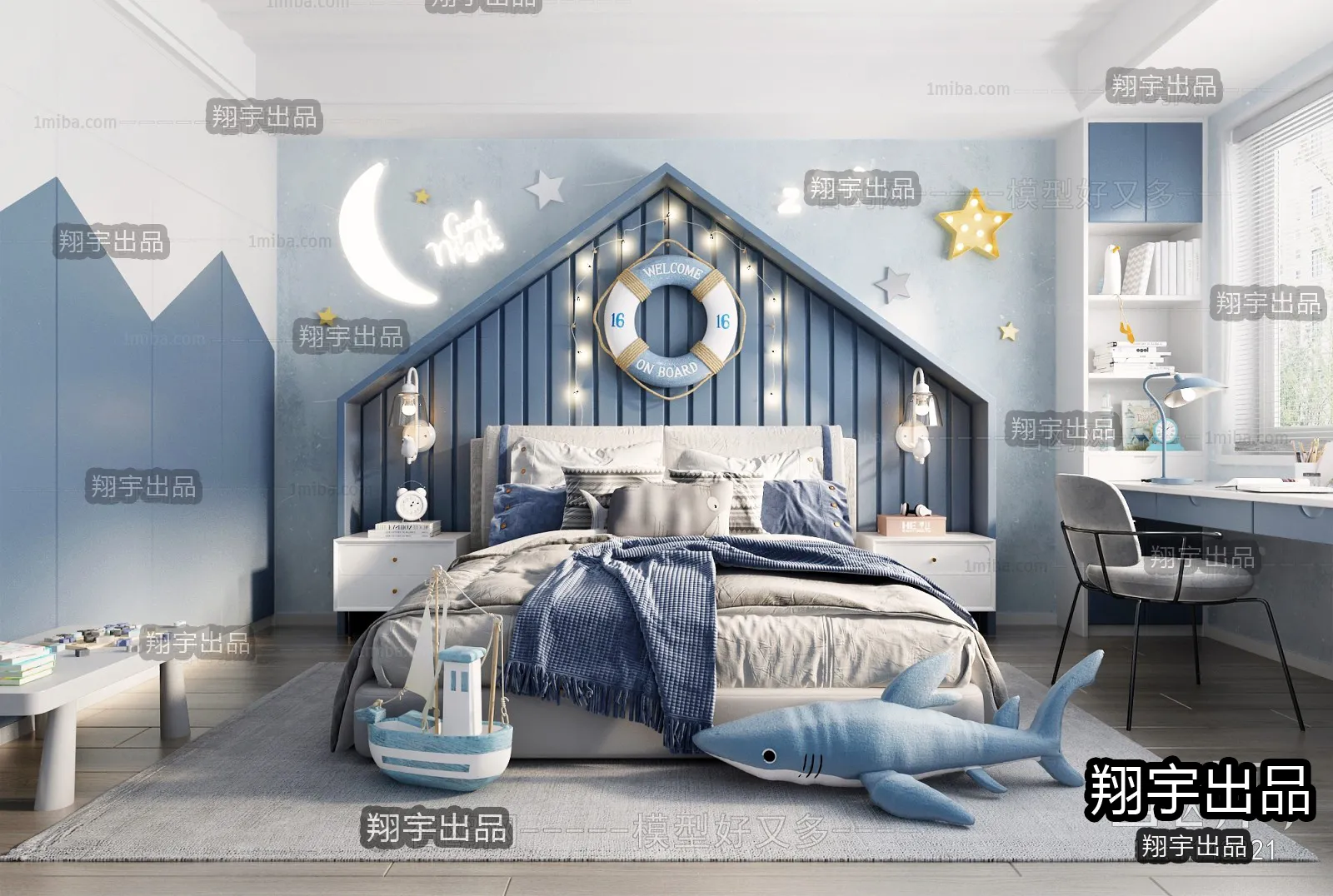 Children Room 3D Interior Scene - 3D Models - 179