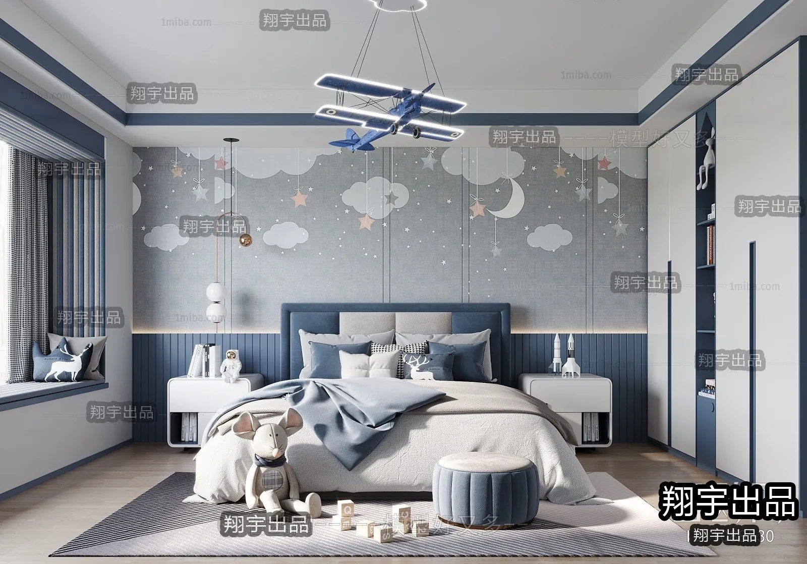 Children Room 3D Interior Scene - 3D Models - 187