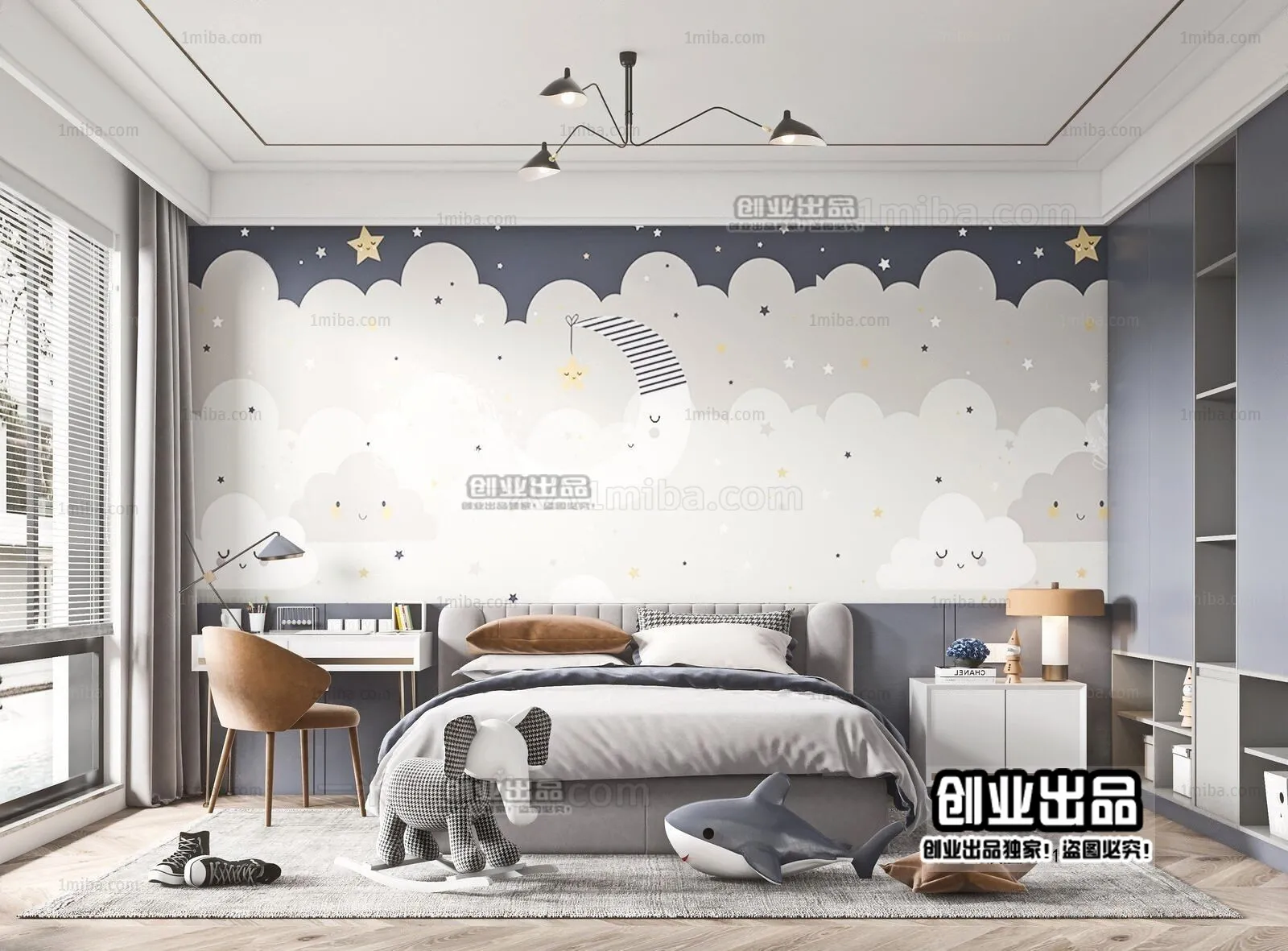 Children Room 3D Interior Scene - 3D Models - 189