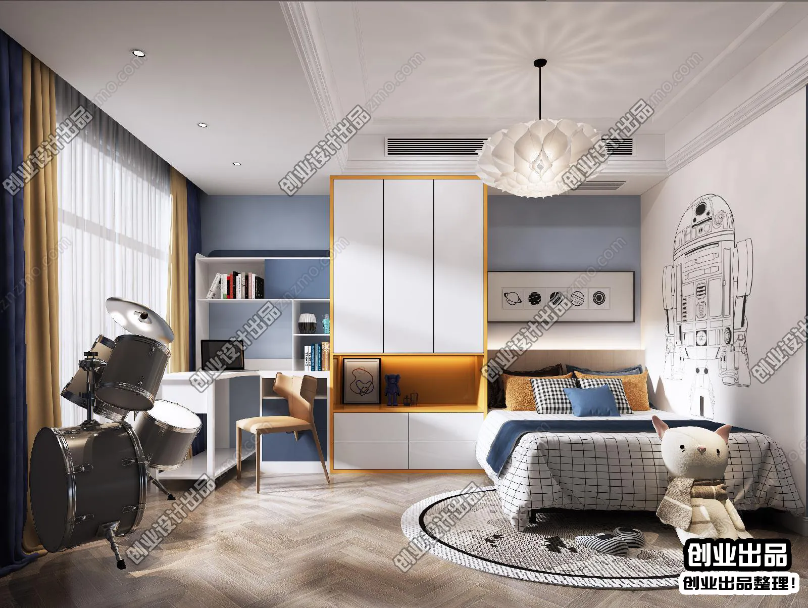 Children Room 3D Interior Scene - 3D Models - 190