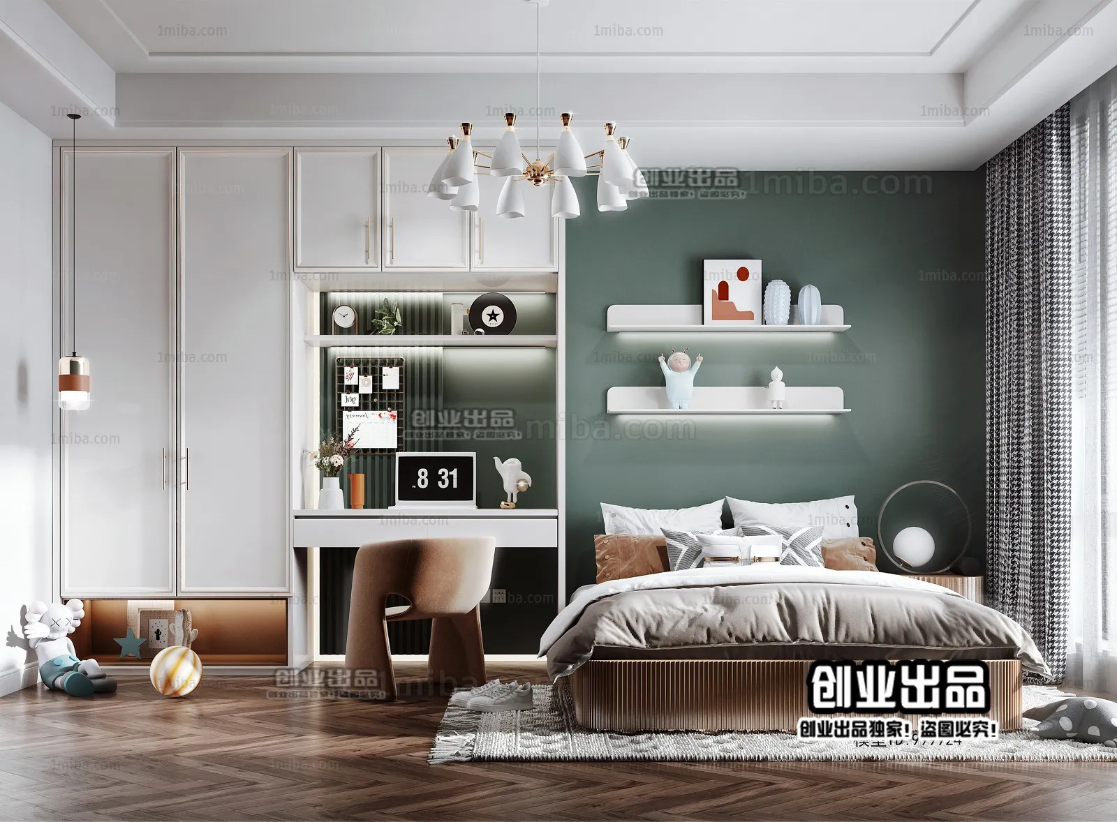 Children Room 3D Interior Scene - 3D Models - 195