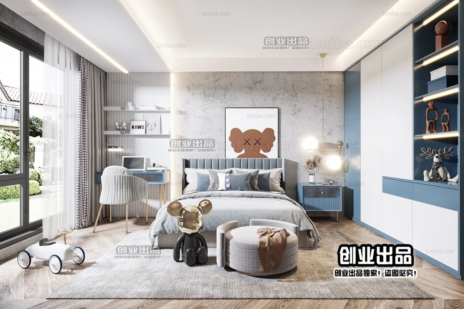 Children Room 3D Interior Scene - 3D Models - 196
