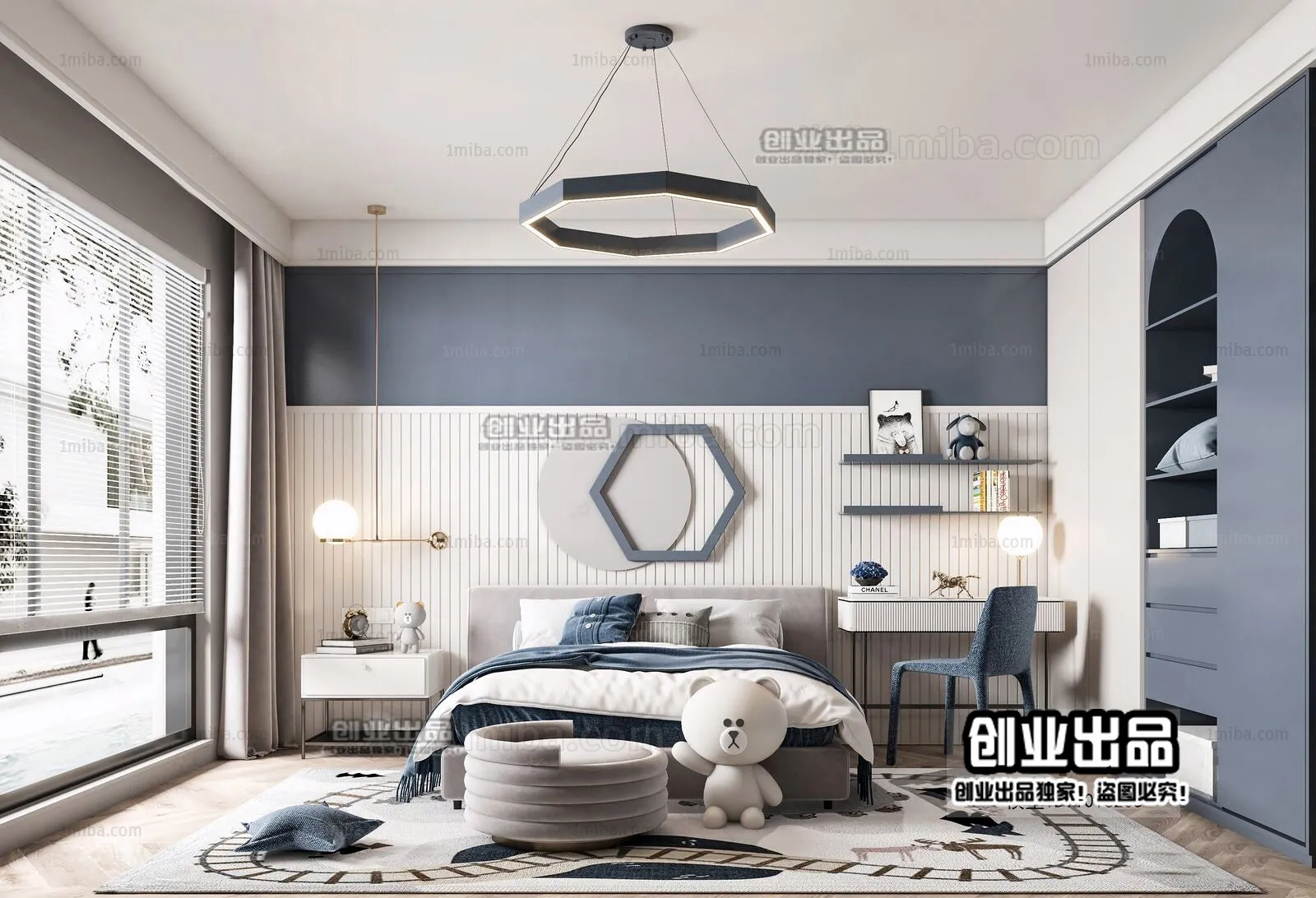 Children Room 3D Interior Scene - 3D Models - 200