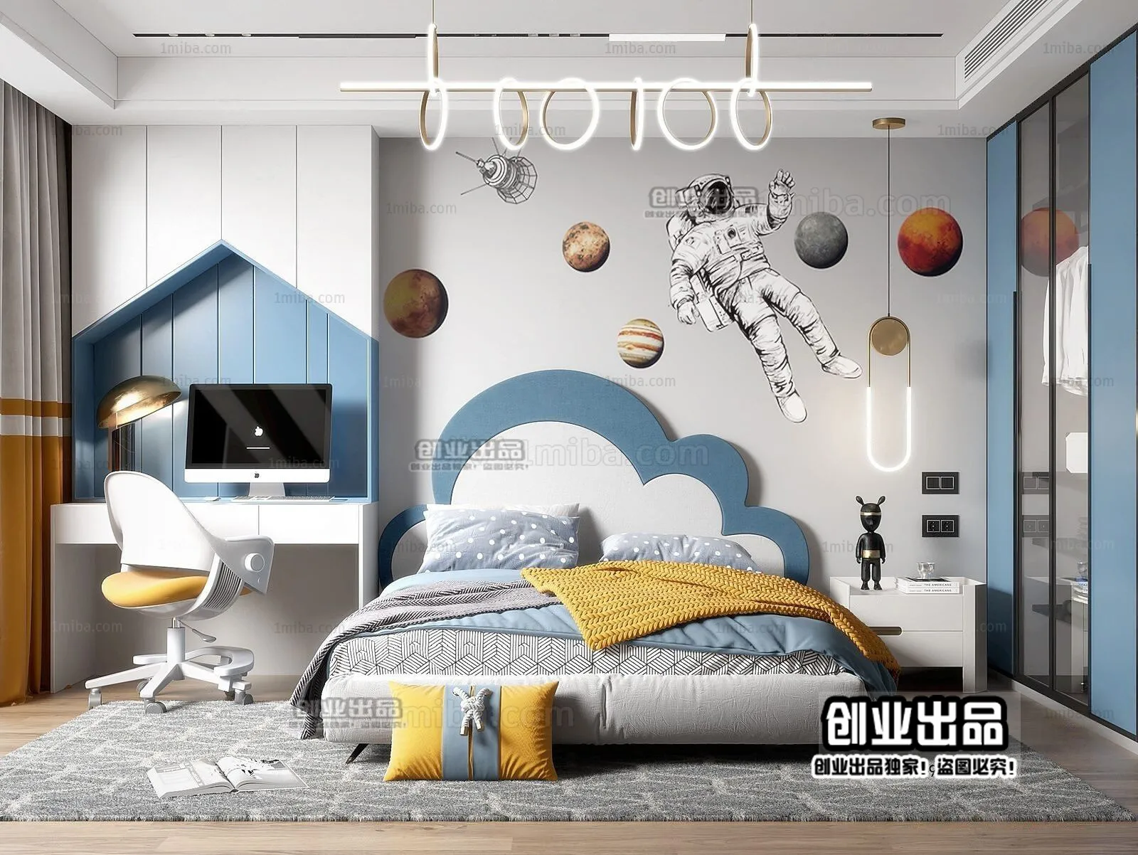 Children Room 3D Interior Scene - 3D Models - 205