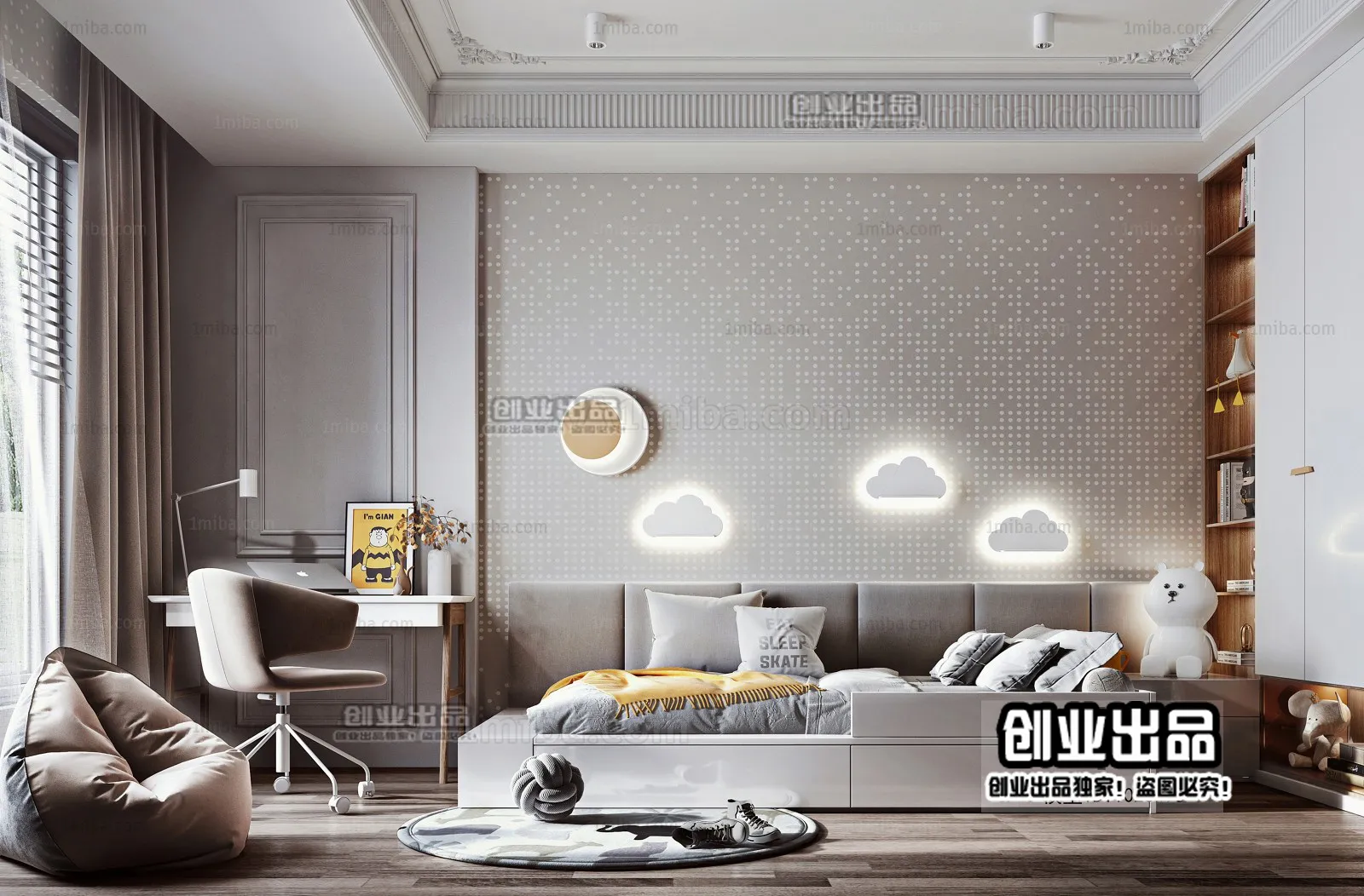 Children Room 3D Interior Scene - 3D Models - 211