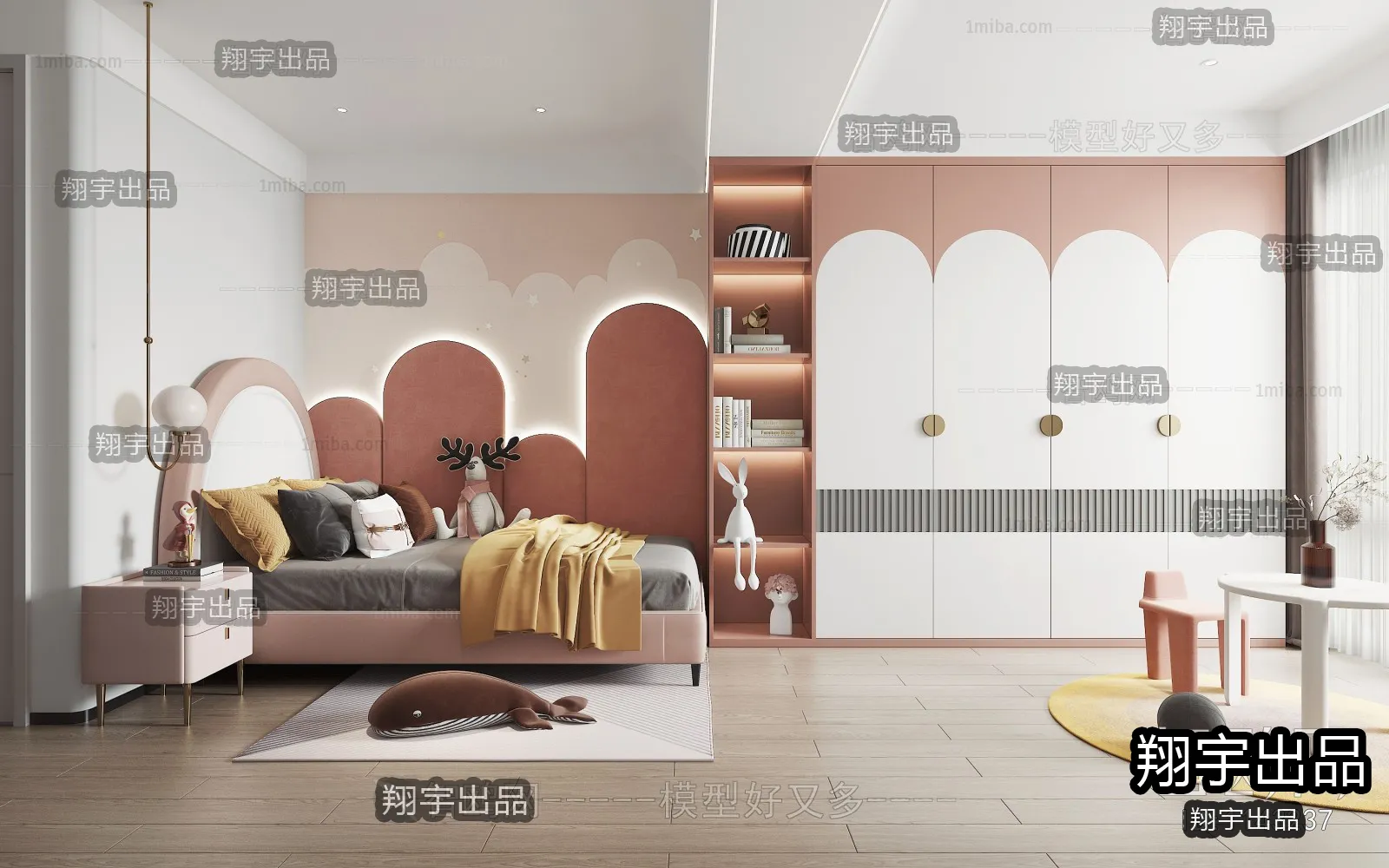 Children Room 3D Interior Scene - 3D Models - 238