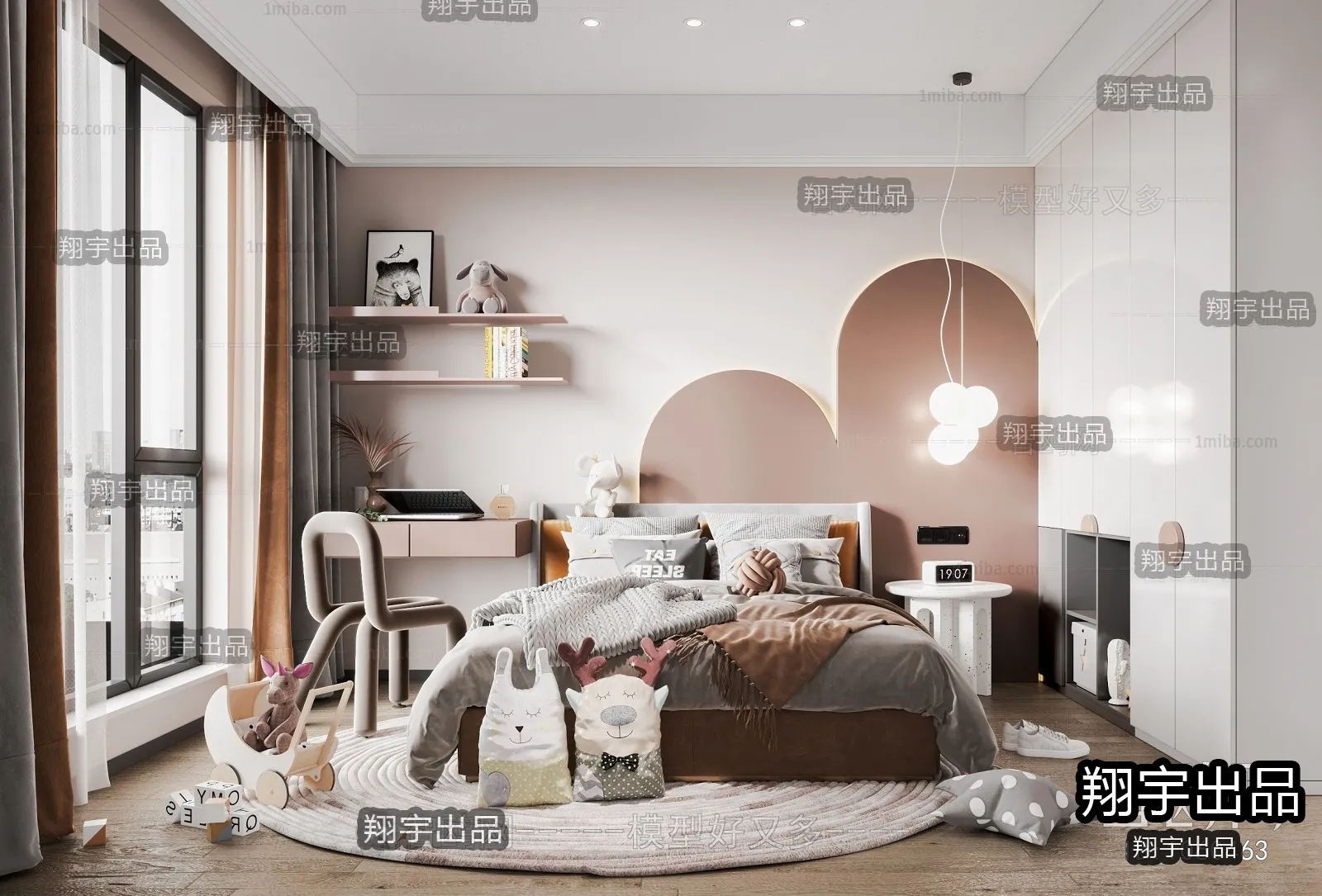 Children Room 3D Interior Scene - 3D Models - 239