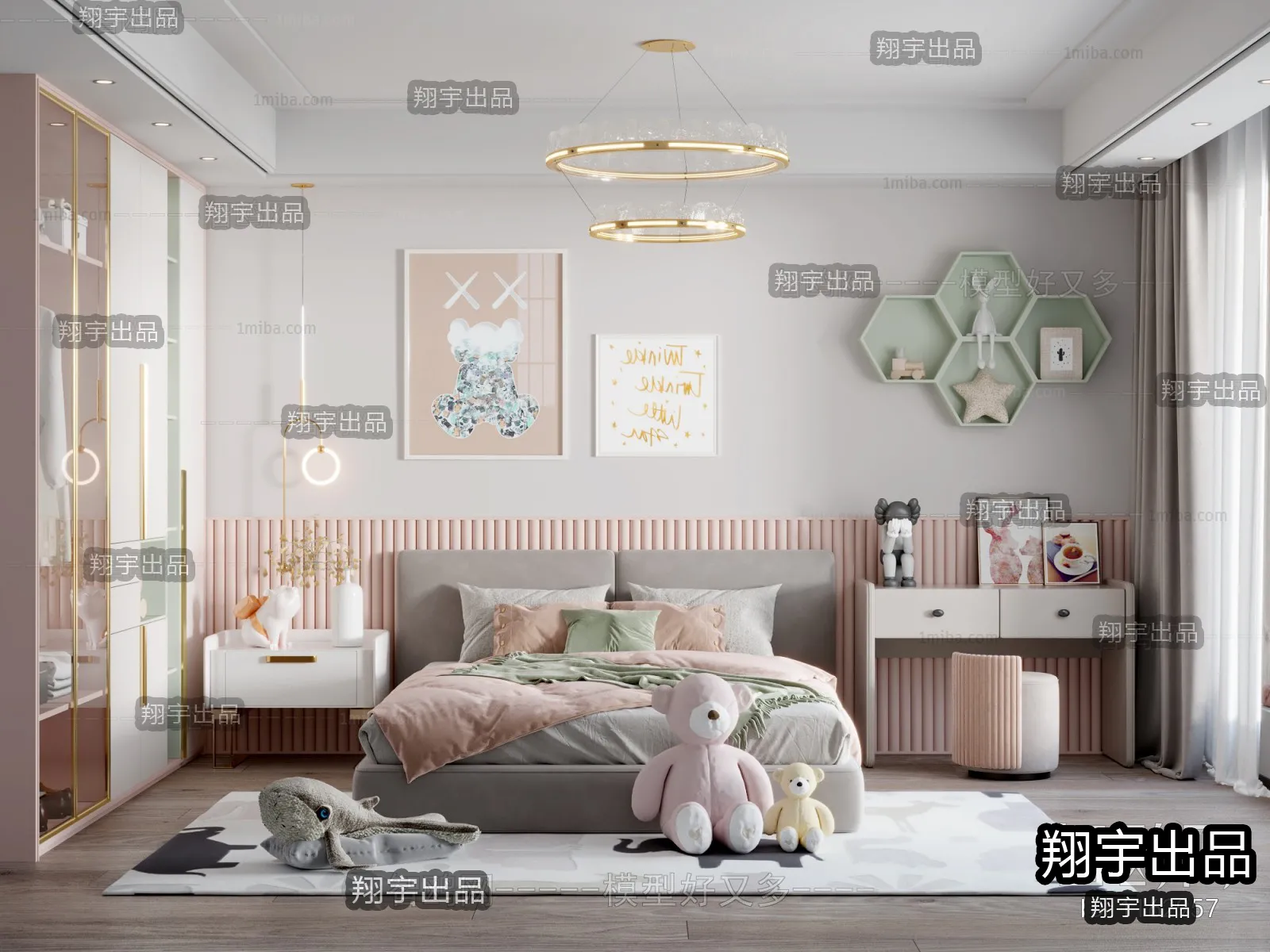 Children Room 3D Interior Scene - 3D Models - 241