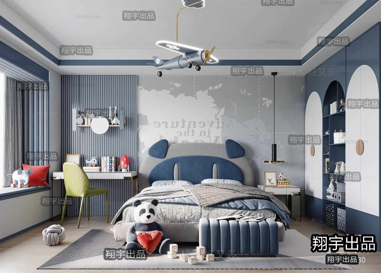 Children Room 3D Interior Scene - 3D Models - 242