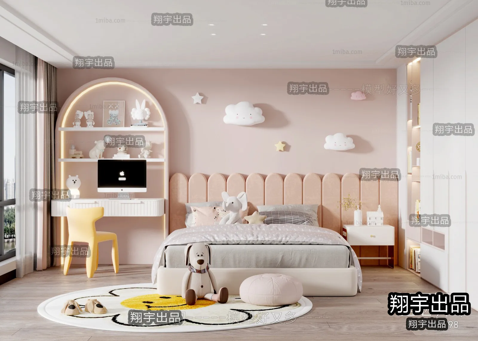 Children Room 3D Interior Scene - 3D Models - 245