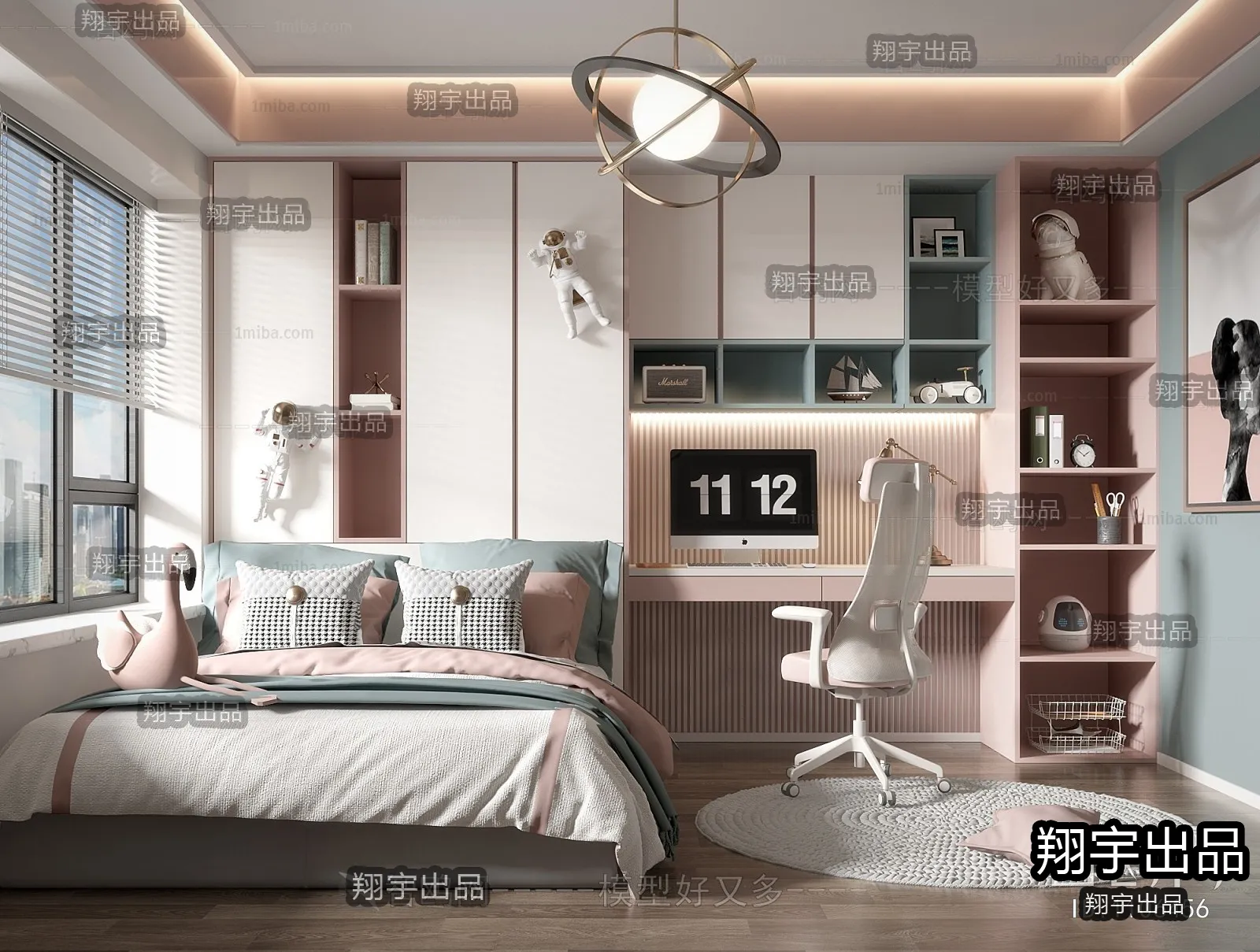 Children Room 3D Interior Scene - 3D Models - 249