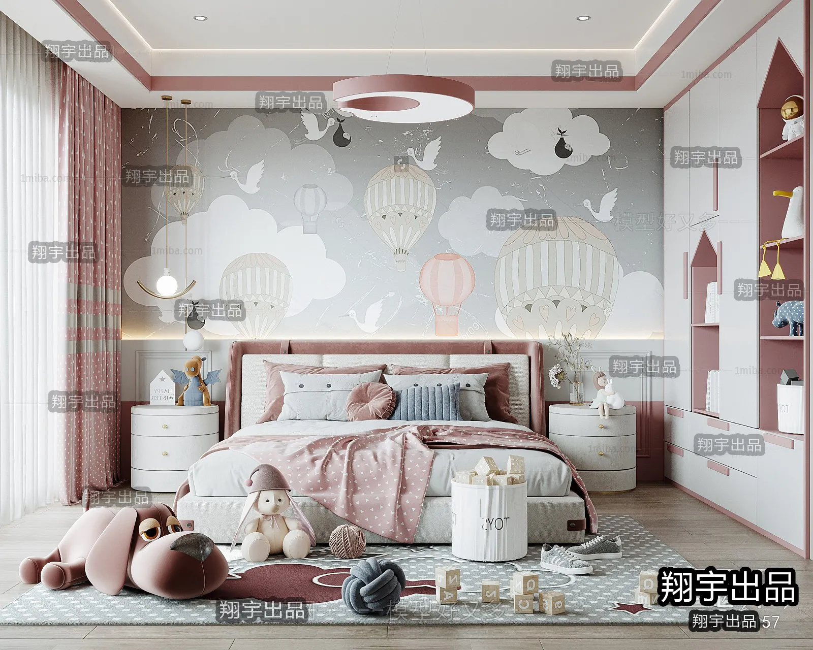 Children Room 3D Interior Scene - 3D Models - 259