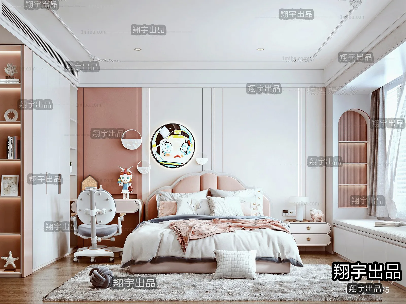 Children Room 3D Interior Scene - 3D Models - 263