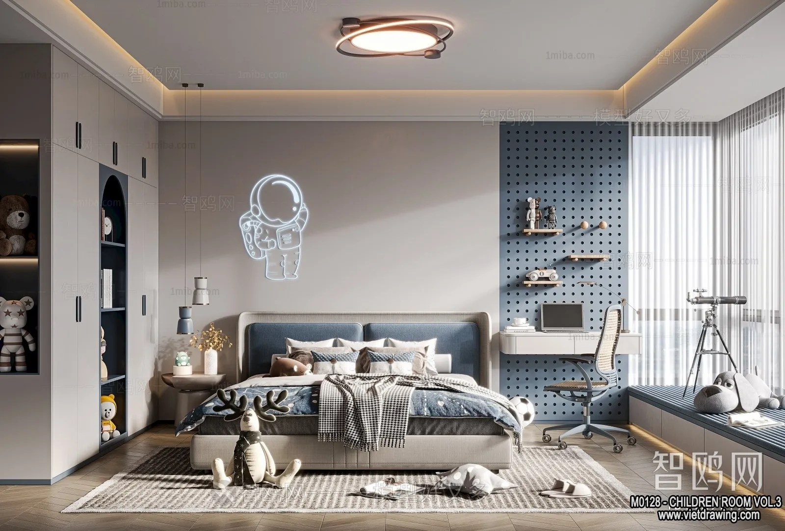 Children Room 3D Interior Scene - 3D Models - 264