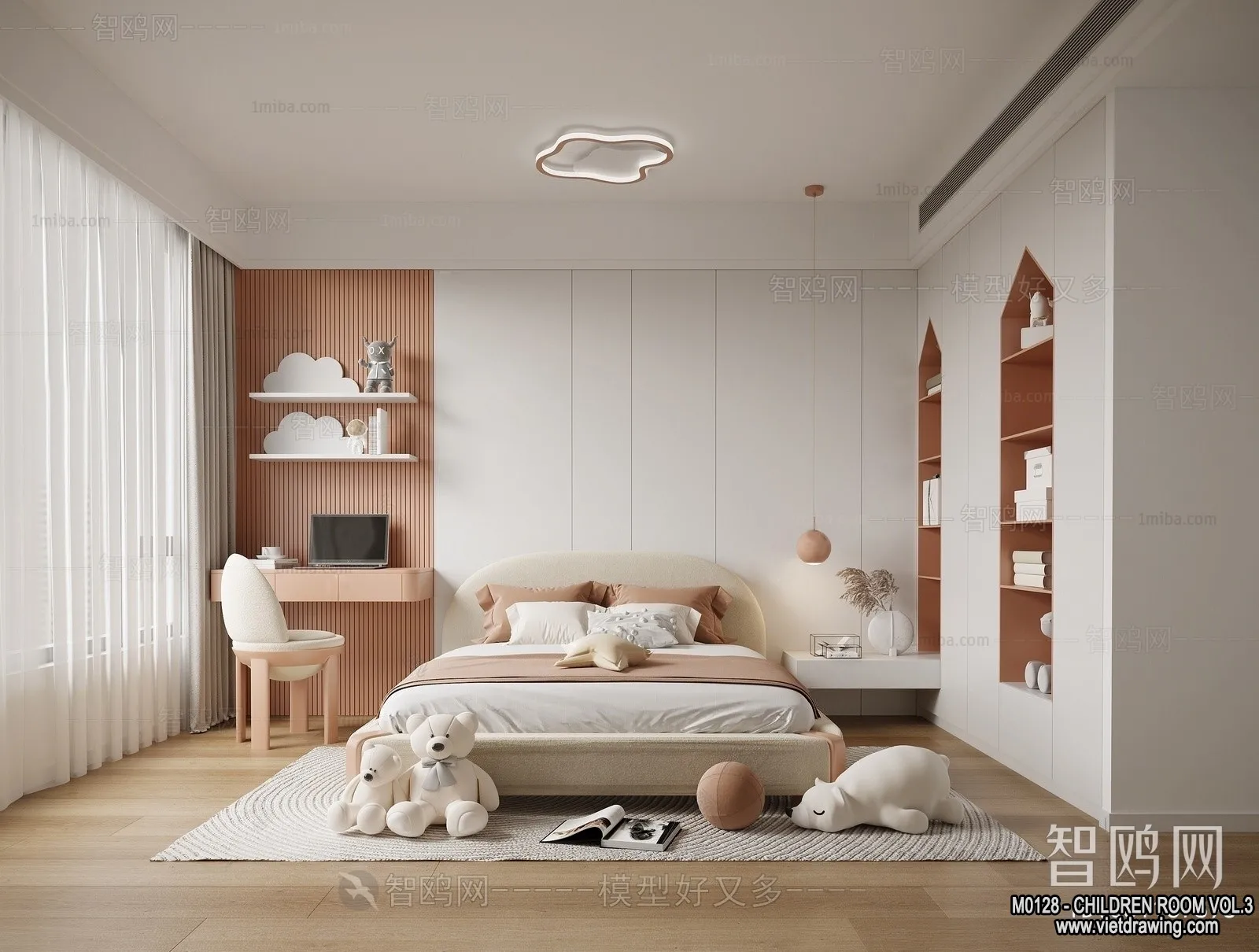 Children Room 3D Interior Scene - 3D Models - 266