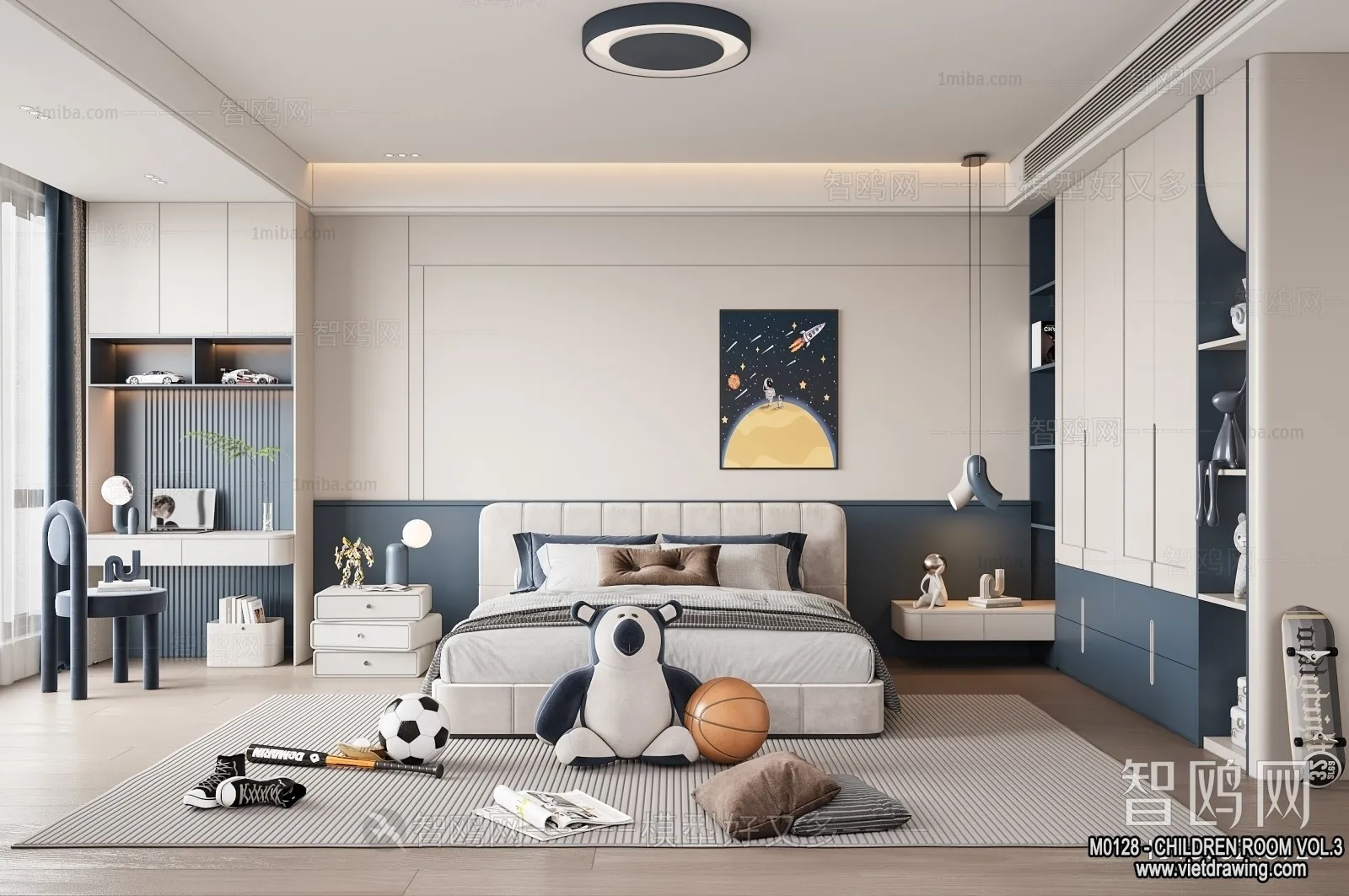 Children Room 3D Interior Scene - 3D Models - 269