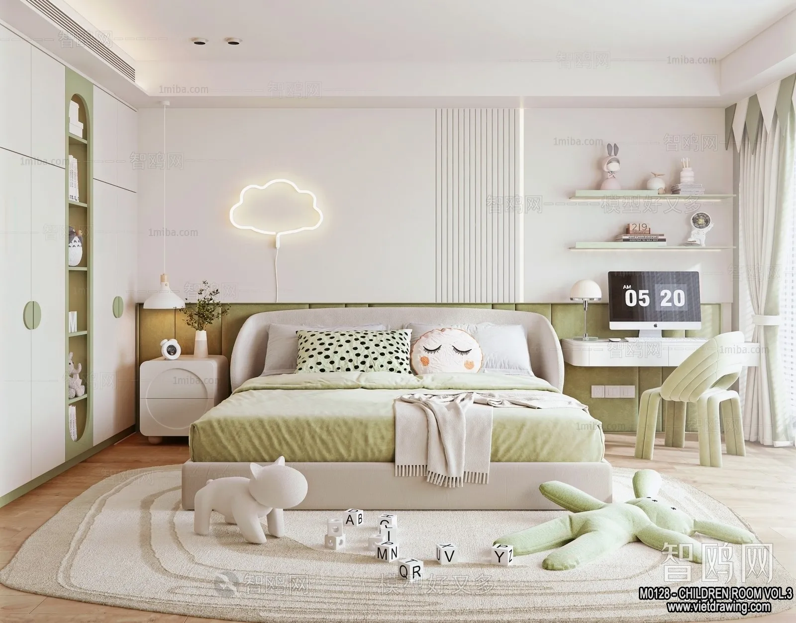 Children Room 3D Interior Scene - 3D Models - 272