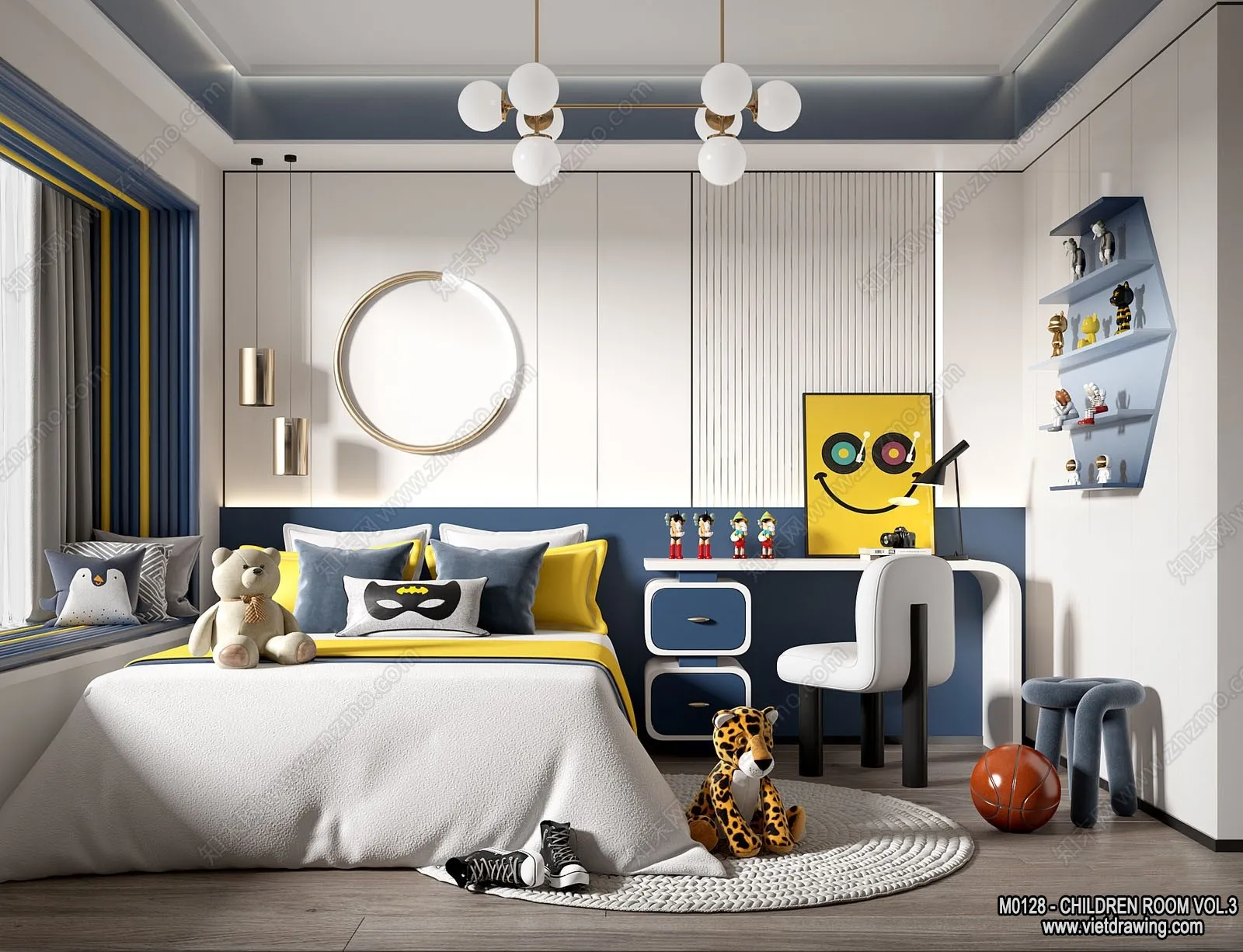 Children Room 3D Interior Scene - 3D Models - 277