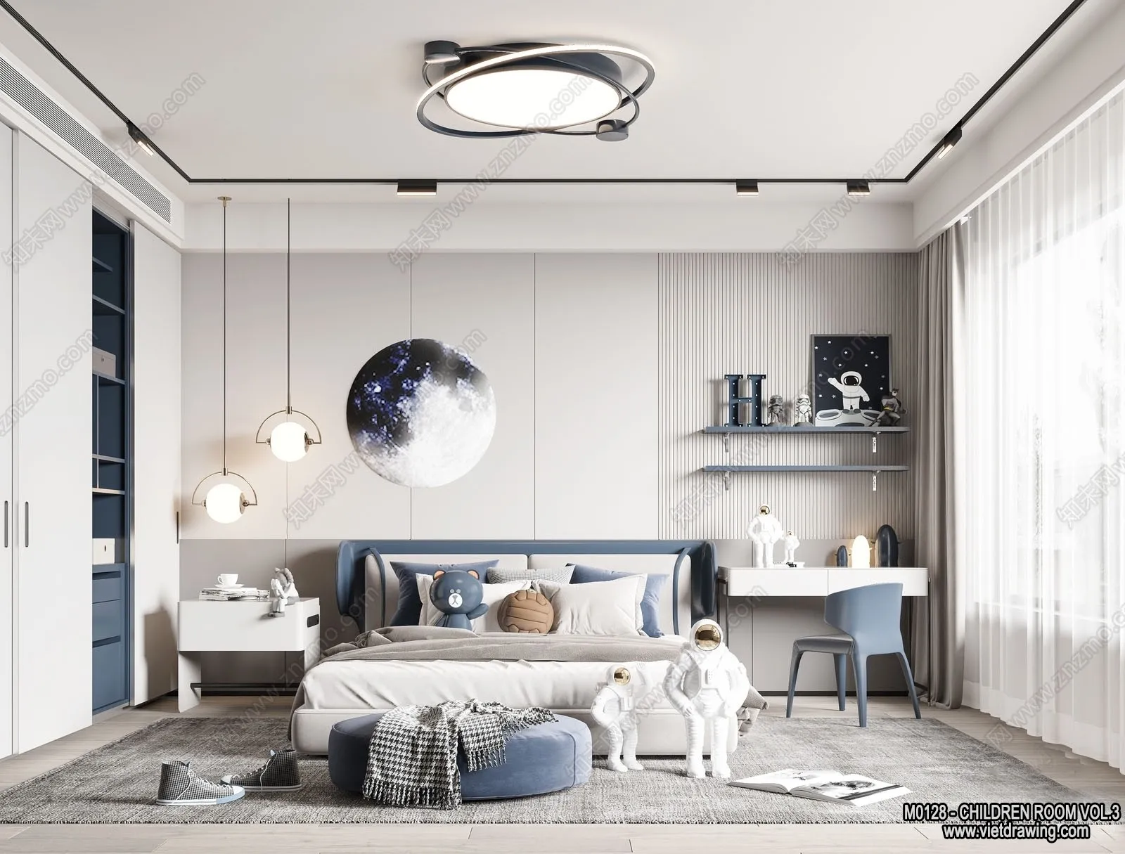 Children Room 3D Interior Scene - 3D Models - 278