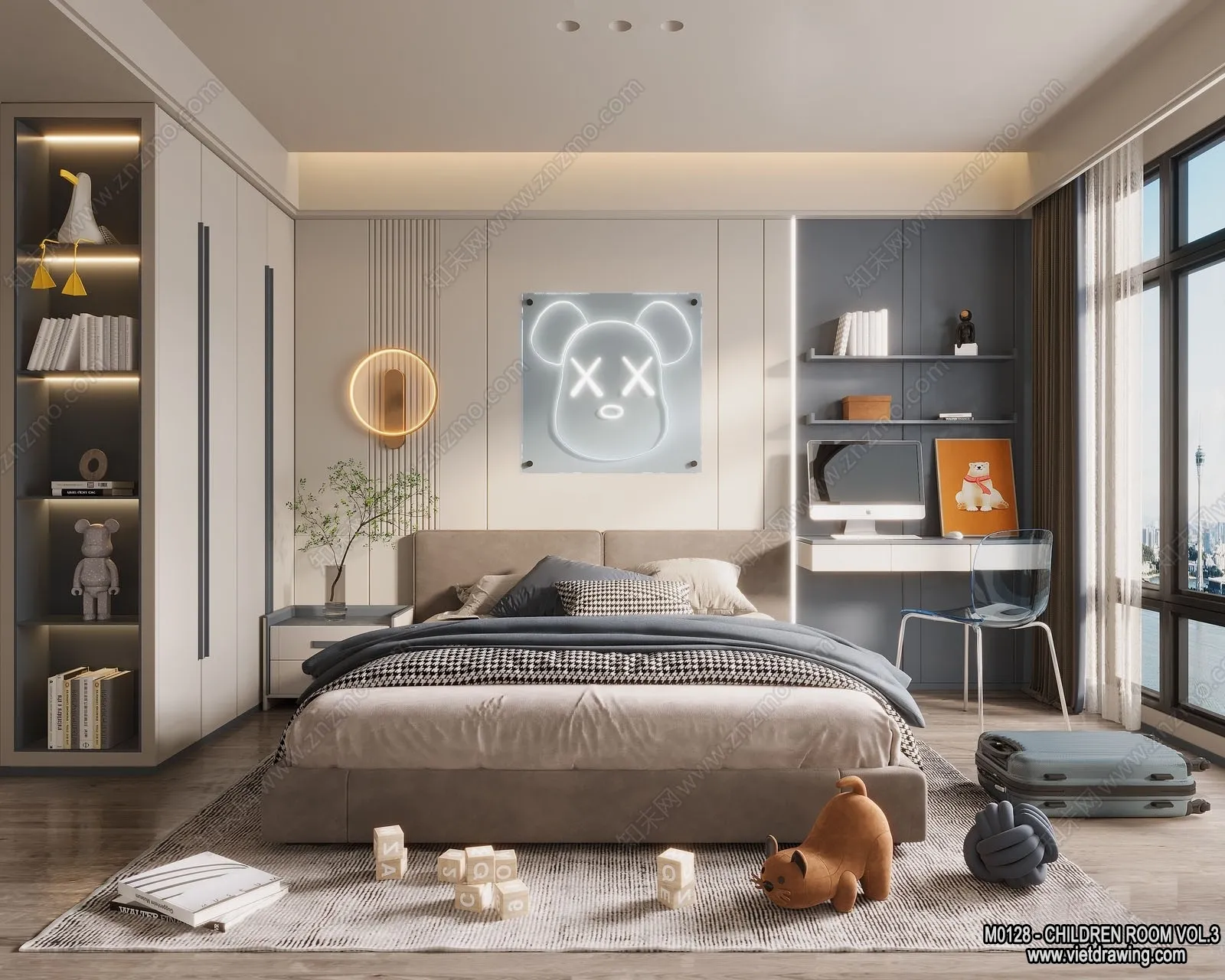 Children Room 3D Interior Scene - 3D Models - 279