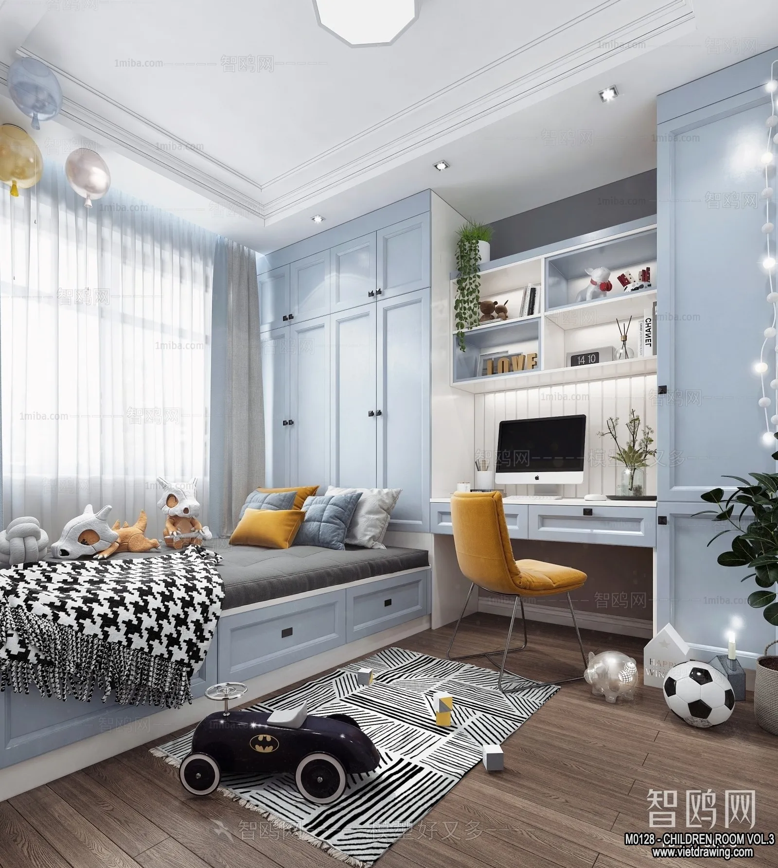 Children Room 3D Interior Scene - 3D Models - 289
