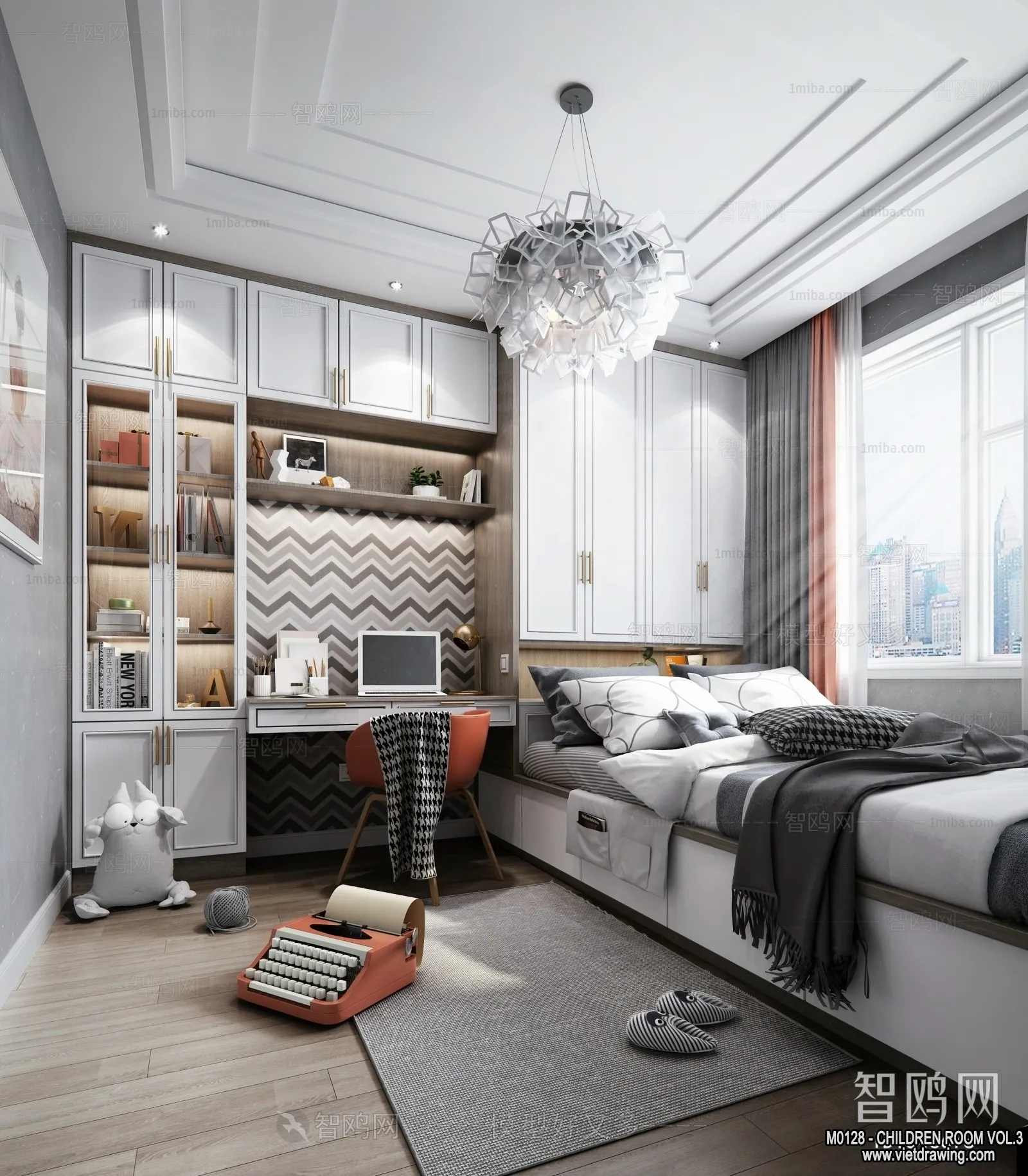 Children Room 3D Interior Scene - 3D Models - 297