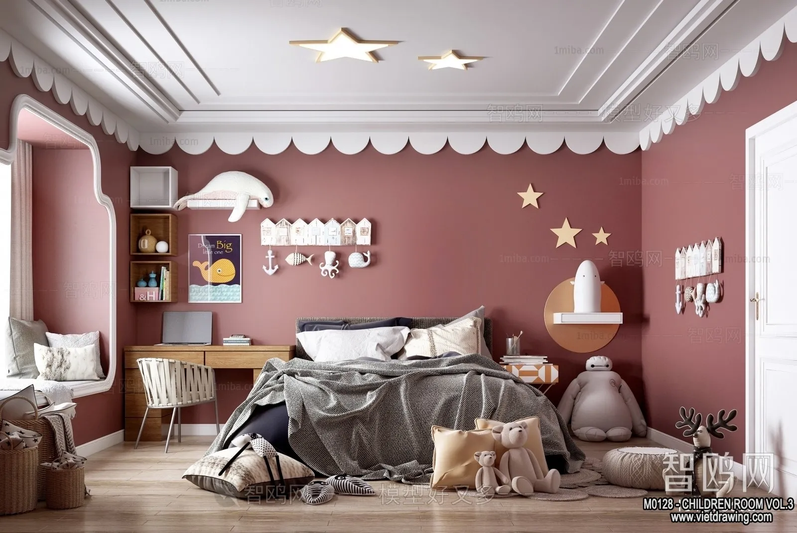 Children Room 3D Interior Scene - 3D Models - 304