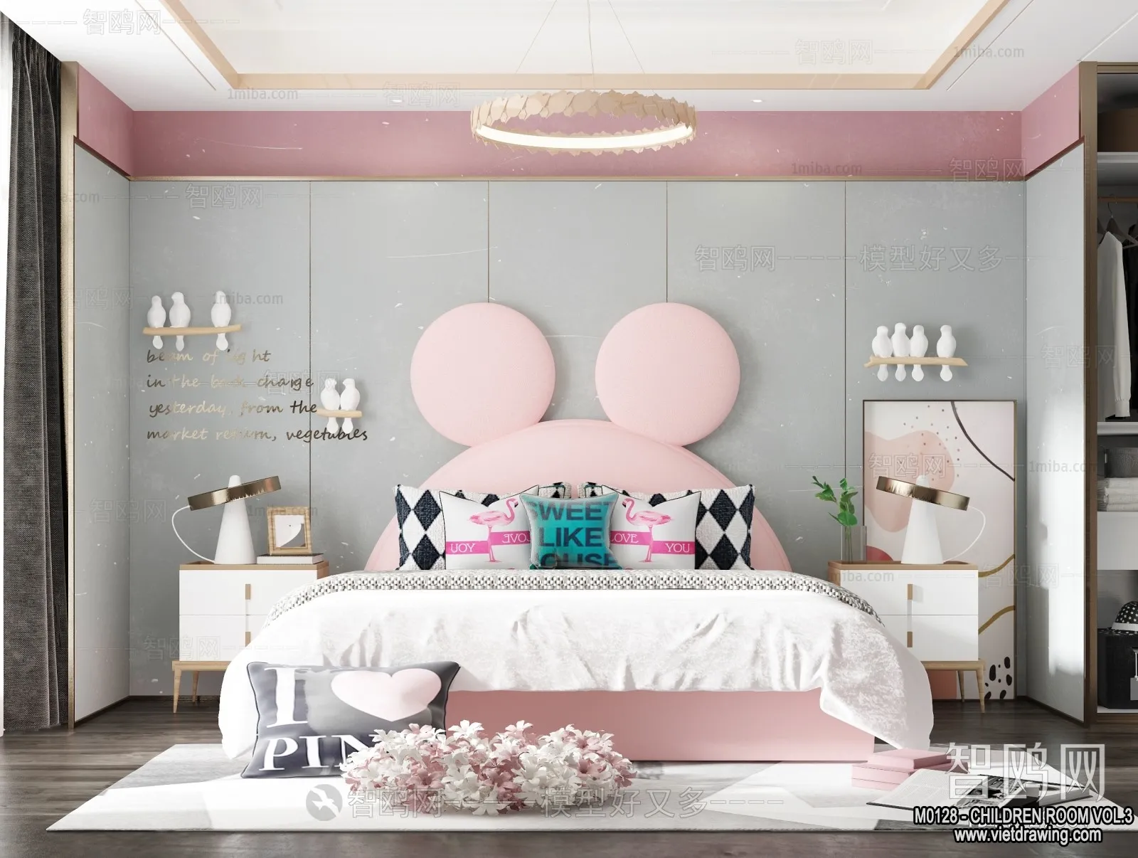 Children Room 3D Interior Scene - 3D Models - 305