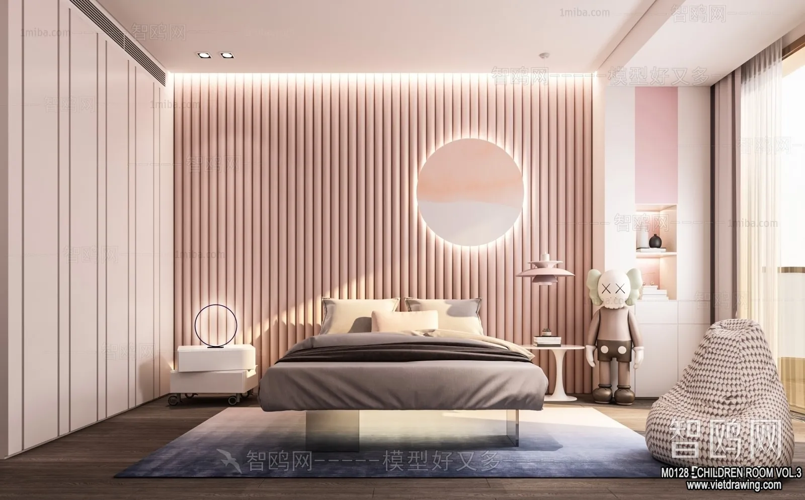 Children Room 3D Interior Scene - 3D Models - 354