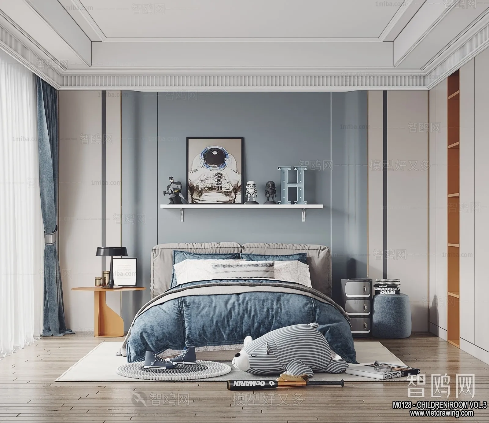 Children Room 3D Interior Scene - 3D Models - 357