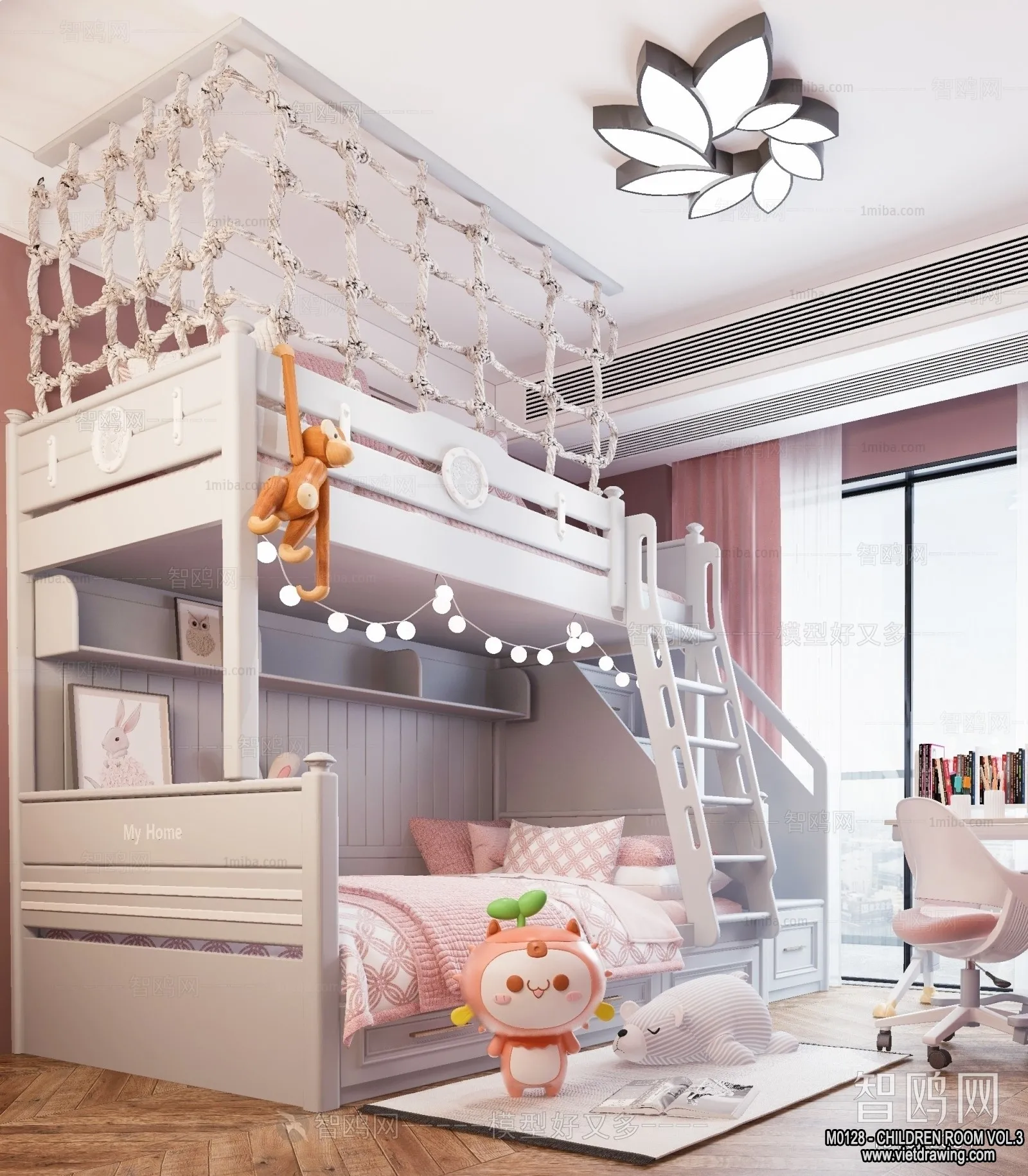 Children Room 3D Interior Scene - 3D Models - 362