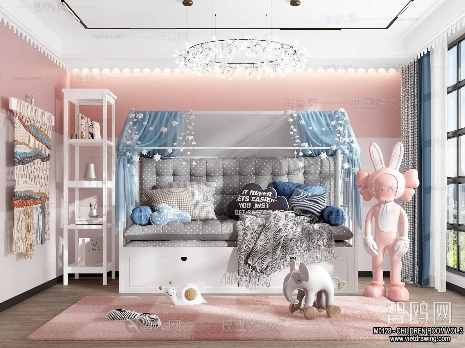 Children Room 3D Interior Scene - 3D Models - 367