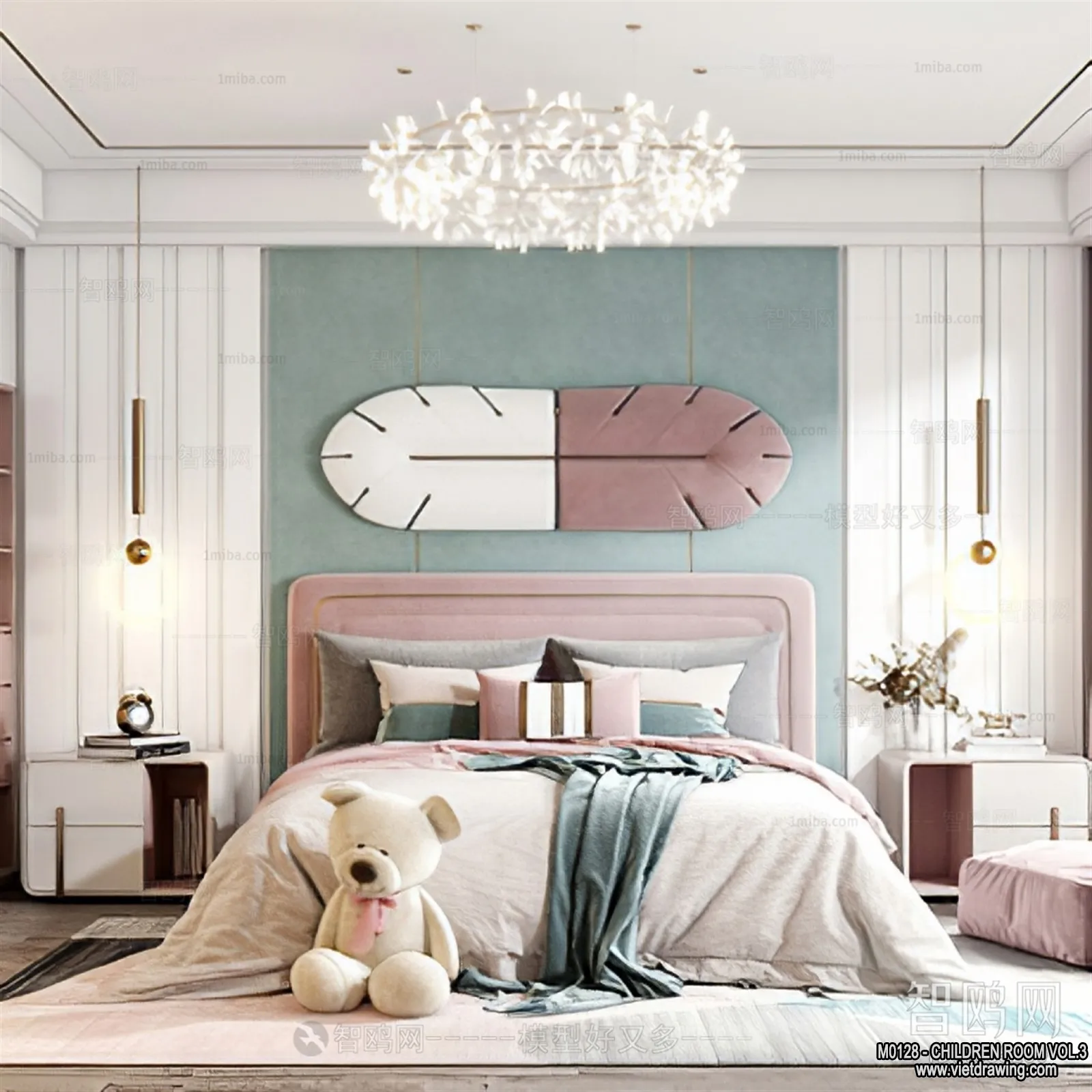 Children Room 3D Interior Scene - 3D Models - 368